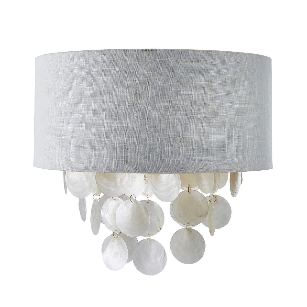 Gemini Capiz Easy Fit Pendant White – image 4