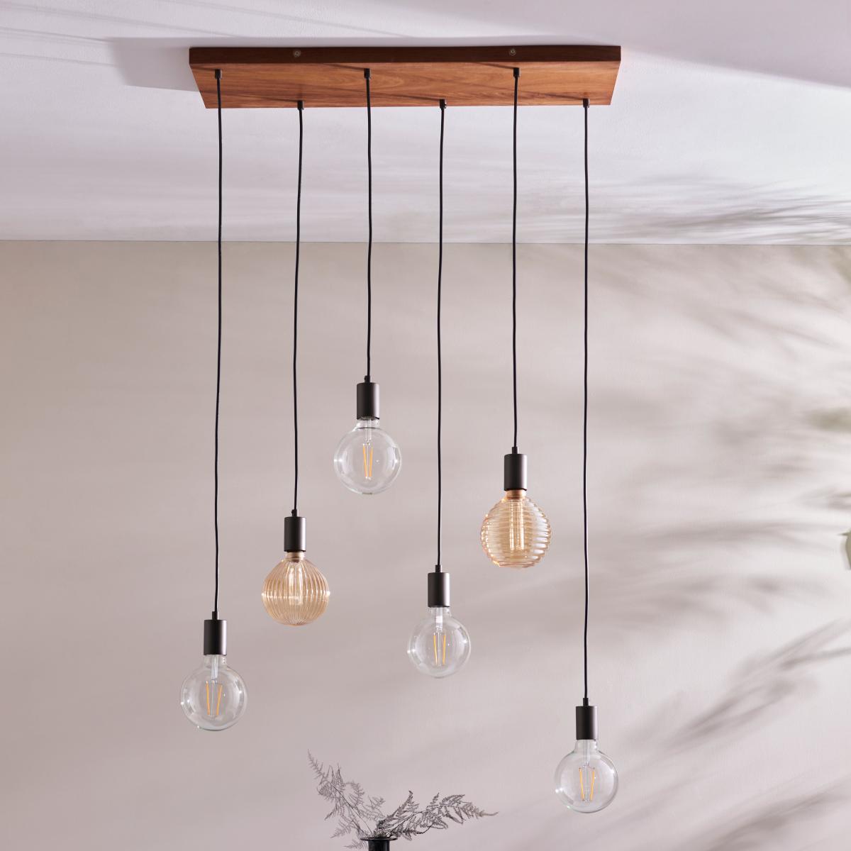 Vogue Lawton 6 Light Diner Ceiling Fitting Anthracite – image 2