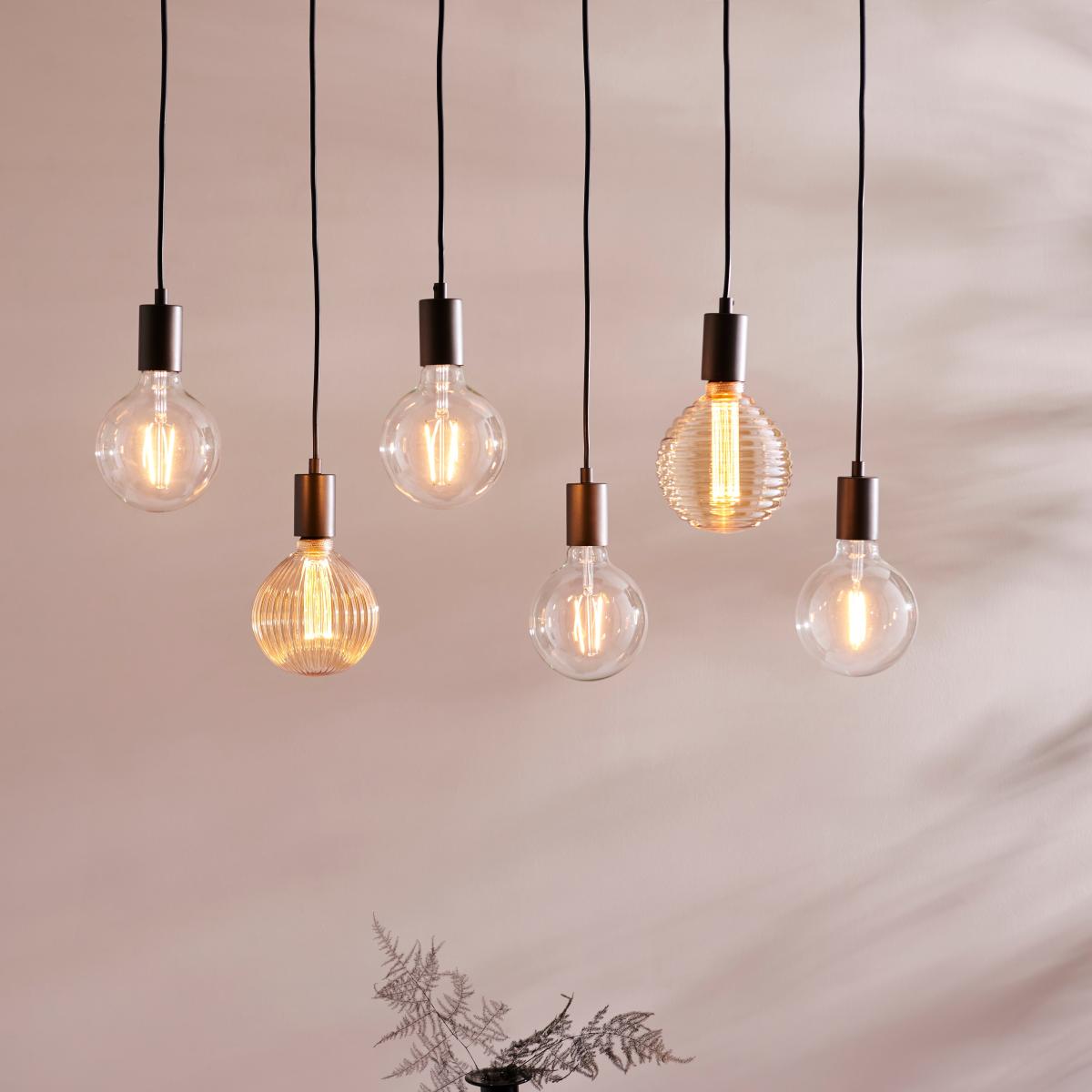 Vogue Lawton 6 Light Diner Ceiling Fitting Anthracite – image 3