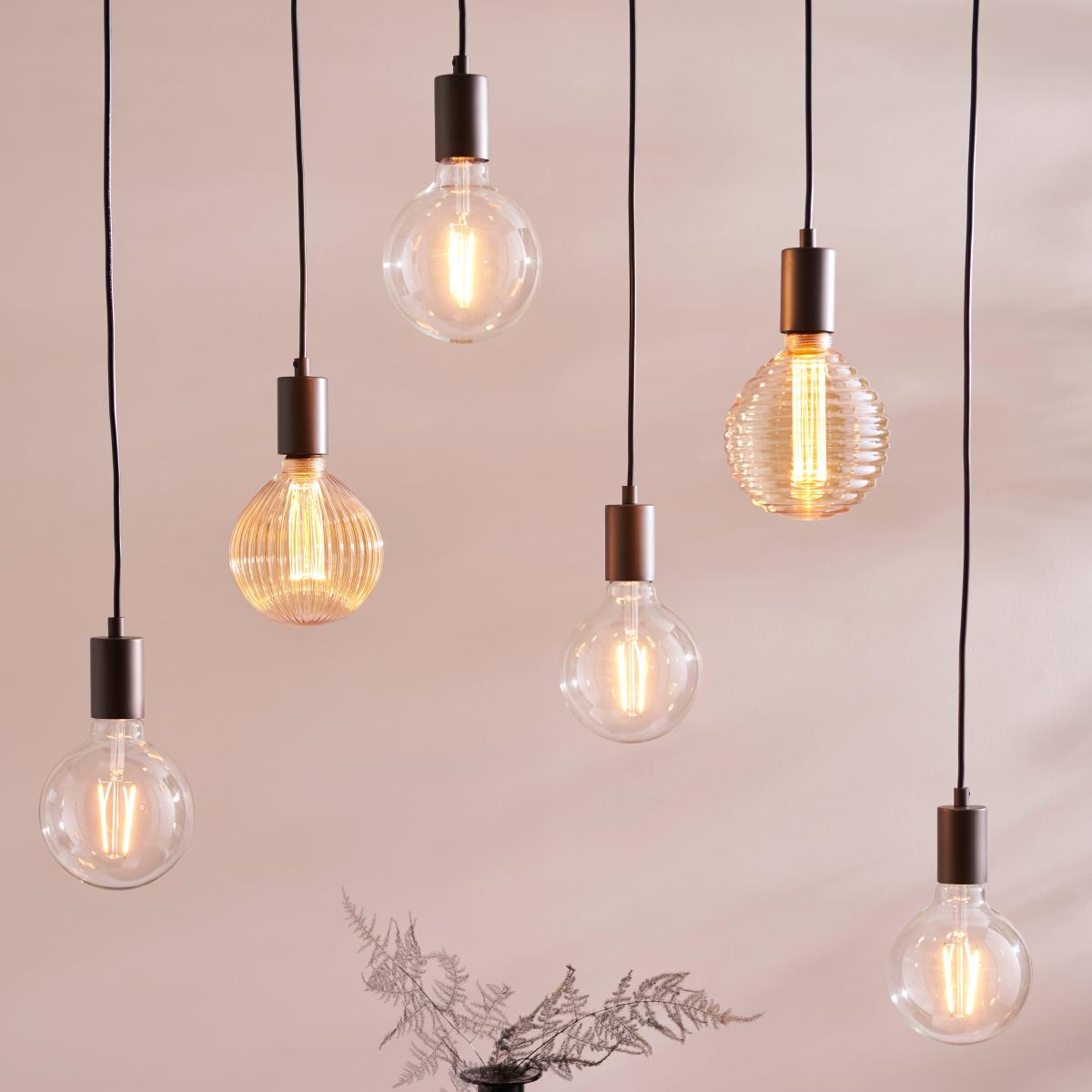 Vogue Lawton 6 Light Diner Ceiling Fitting Anthracite – image 4