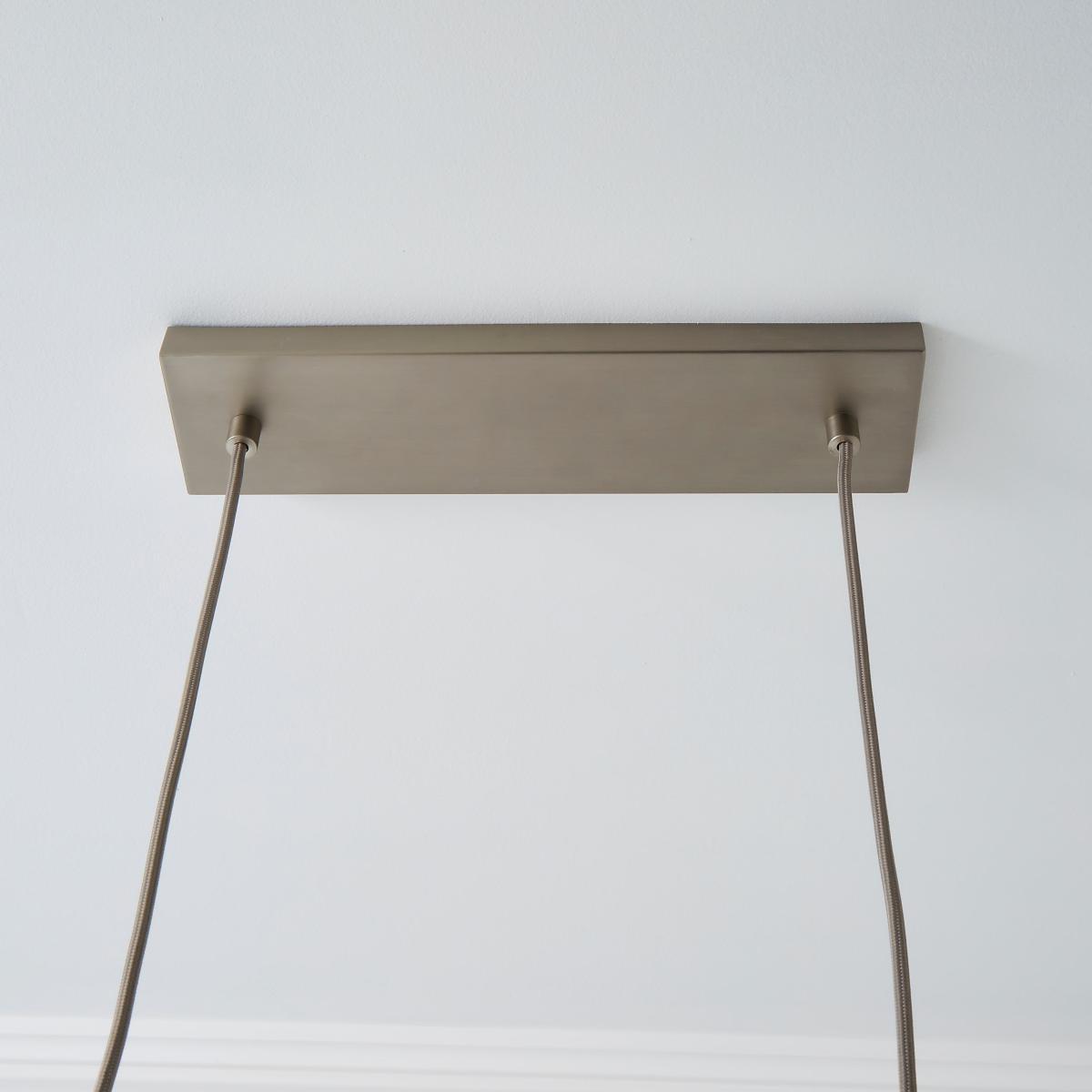 Shelley Rope 3 Light Diner Ceiling Fitting Silver – image 4