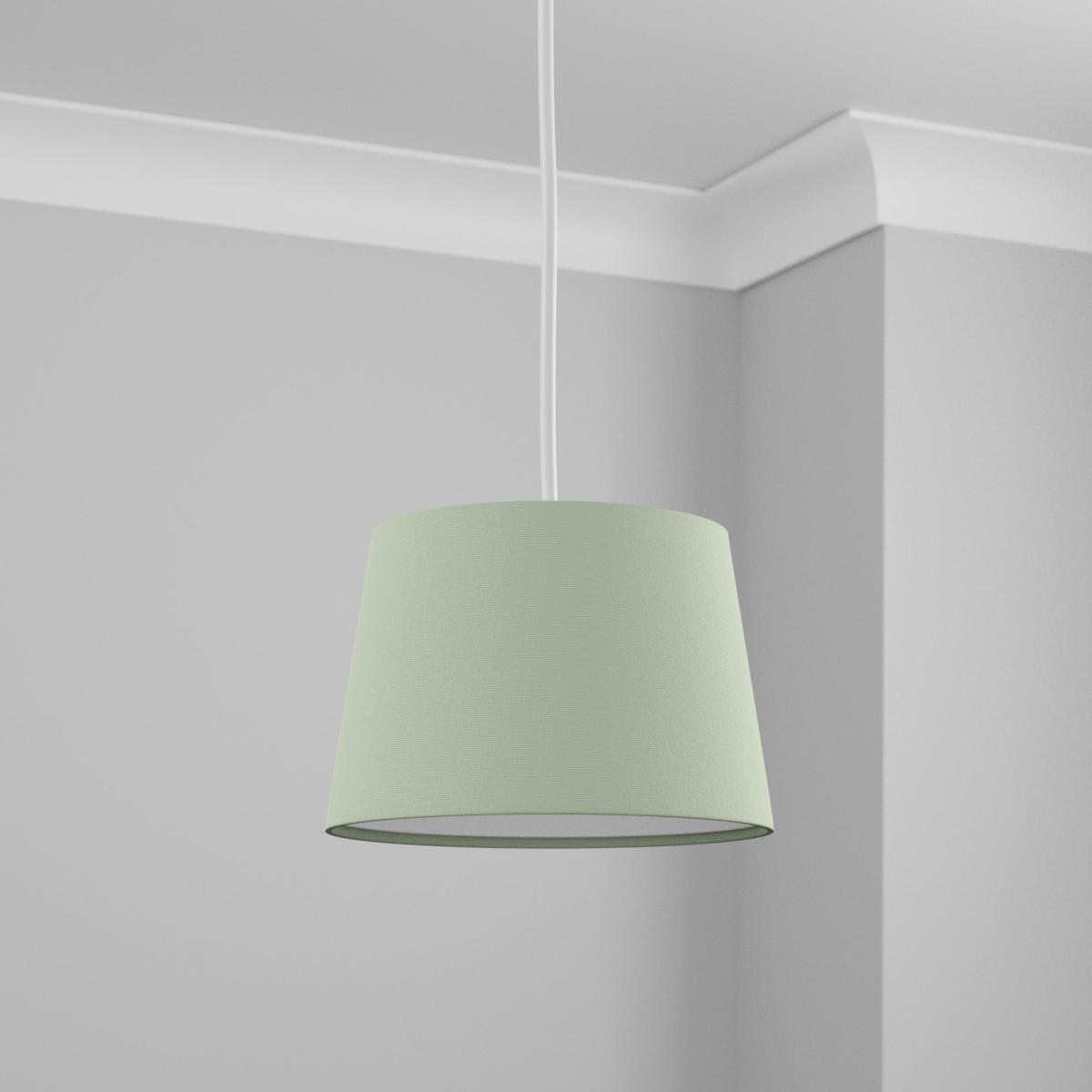 Luna Linen 28cm Tapered Sage Shade Green – image 2