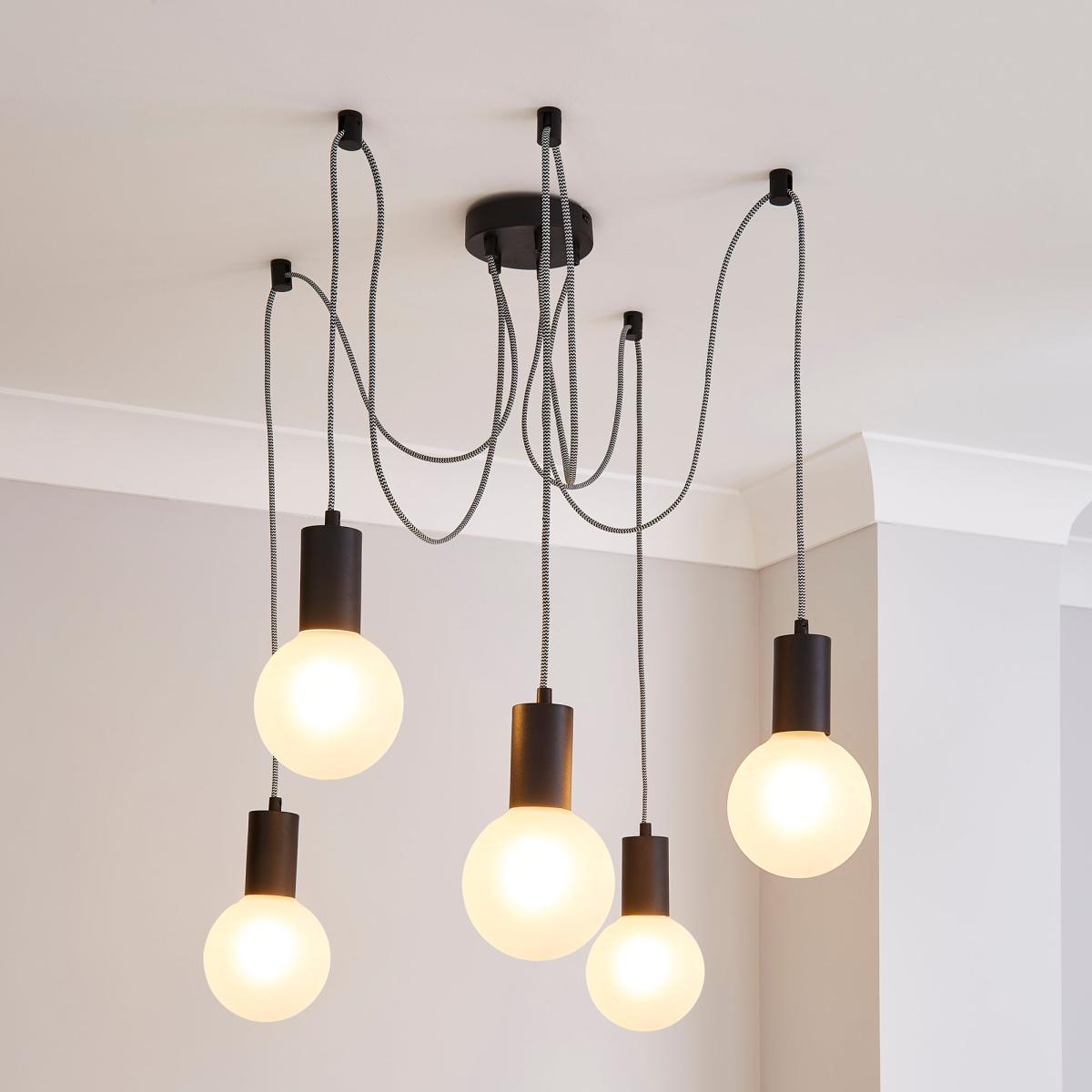 Bradford Spider Ceiling Fitting Matt Black Matt Black – image 1