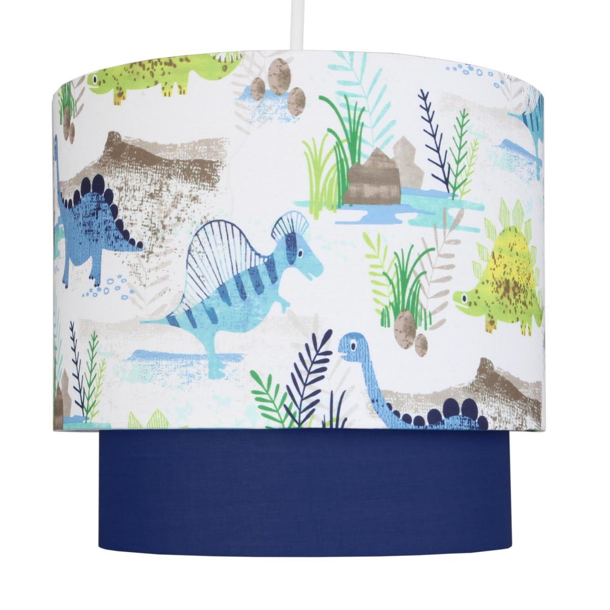 Roar! Dinosaur 2 Tier Pendant Shade Blue – image 2