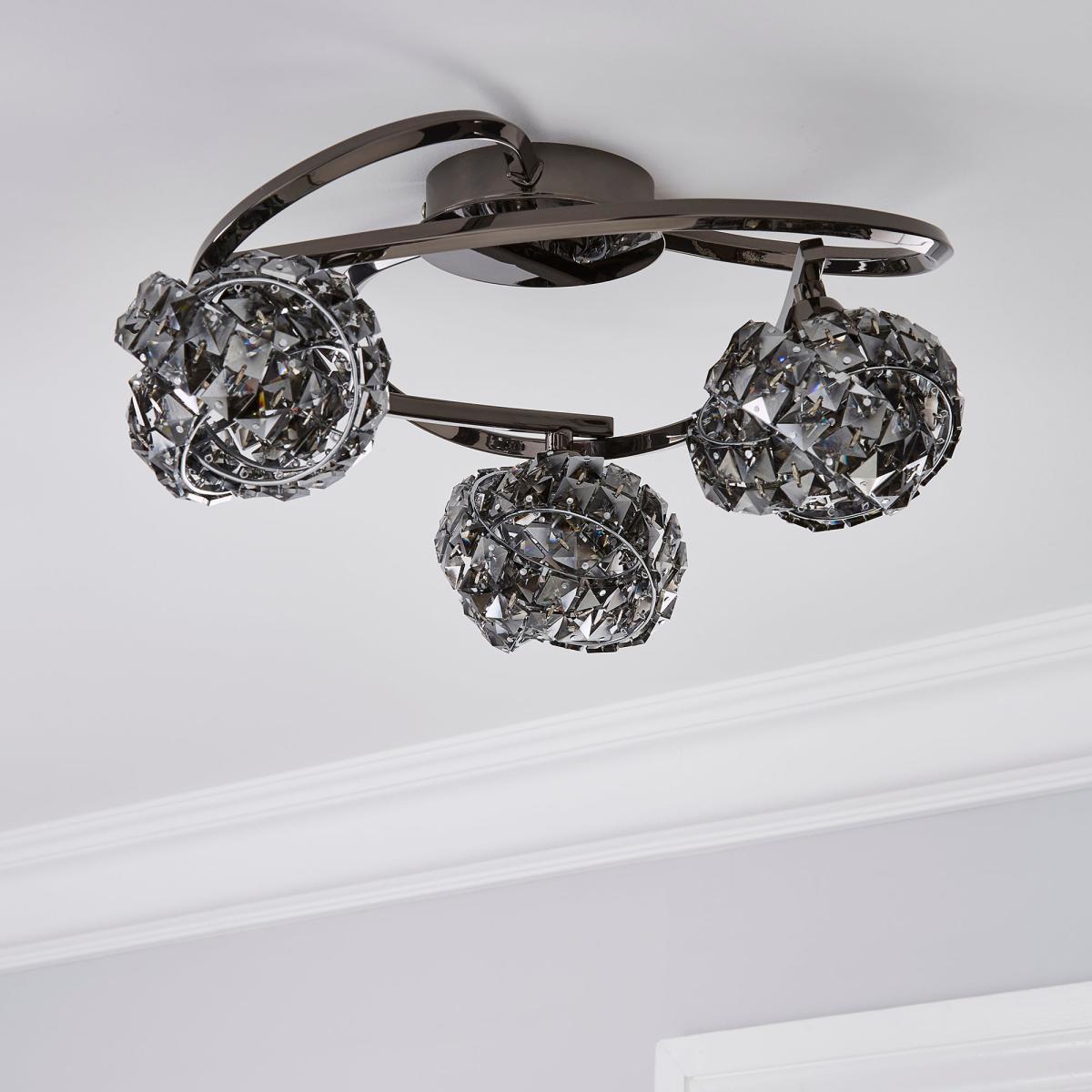 Cecilie Ceiling Fitting Dark Chrome Chrome – image 2
