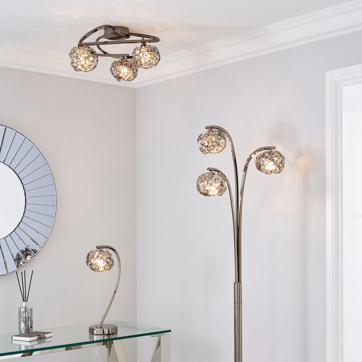 Cecilie Ceiling Fitting Dark Chrome Chrome – image 7