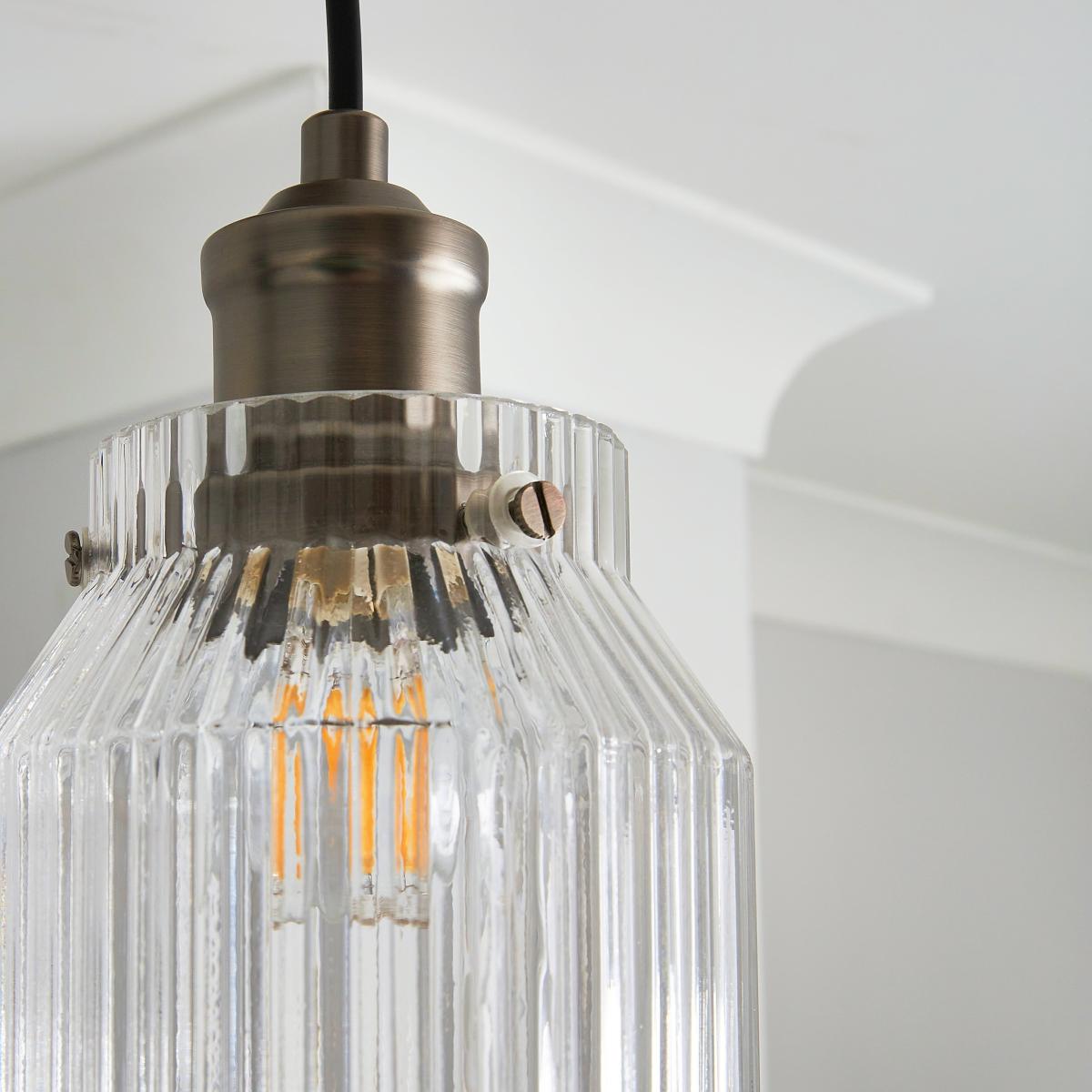 Tobias 3 Light Cluster Ceiling Fitting Grey – image 4