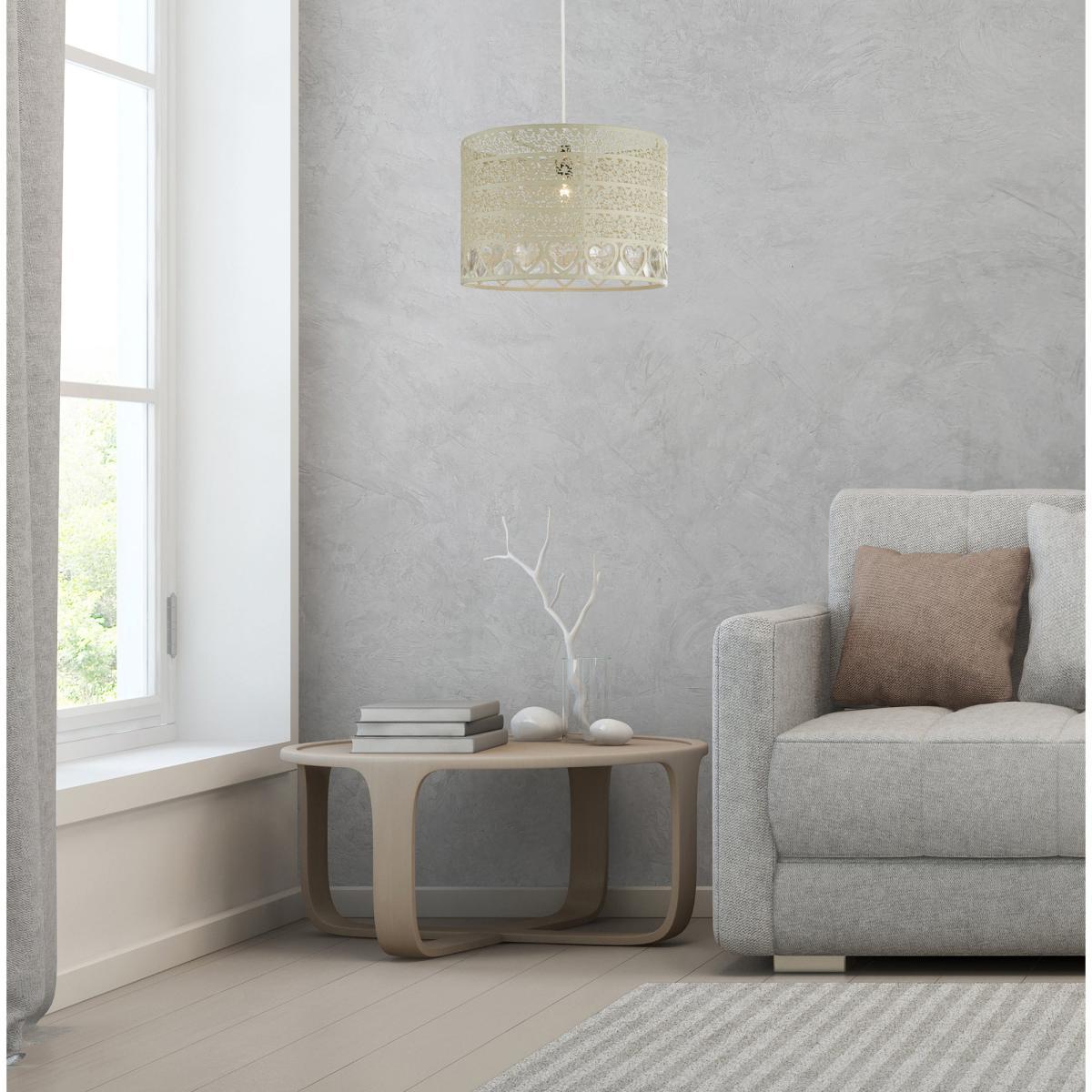 Carsoli Heart Cream Easy Fit Pendant Cream – image 3