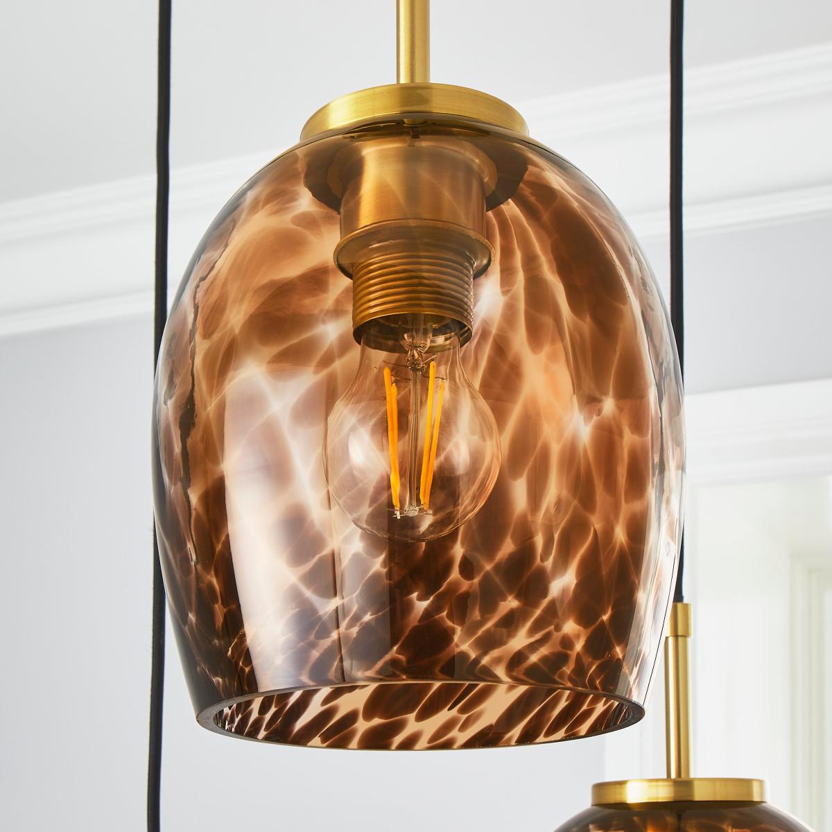 Lilo 3 Light Cluster Ceiling Fitting Orange – image 3