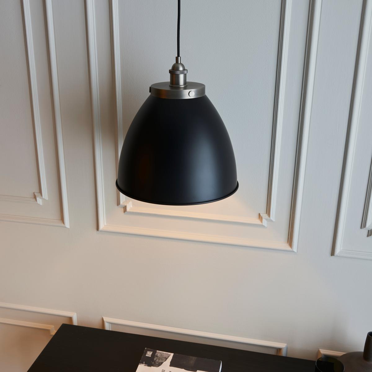 Vogue Elijah Industrial Pendant Light Matt Black – image 2
