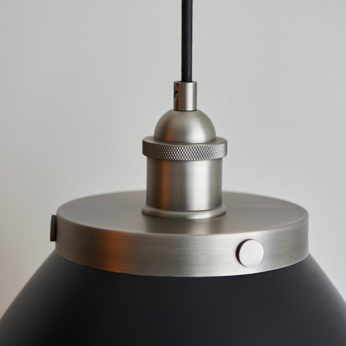 Vogue Elijah Industrial Pendant Light Matt Black – image 3