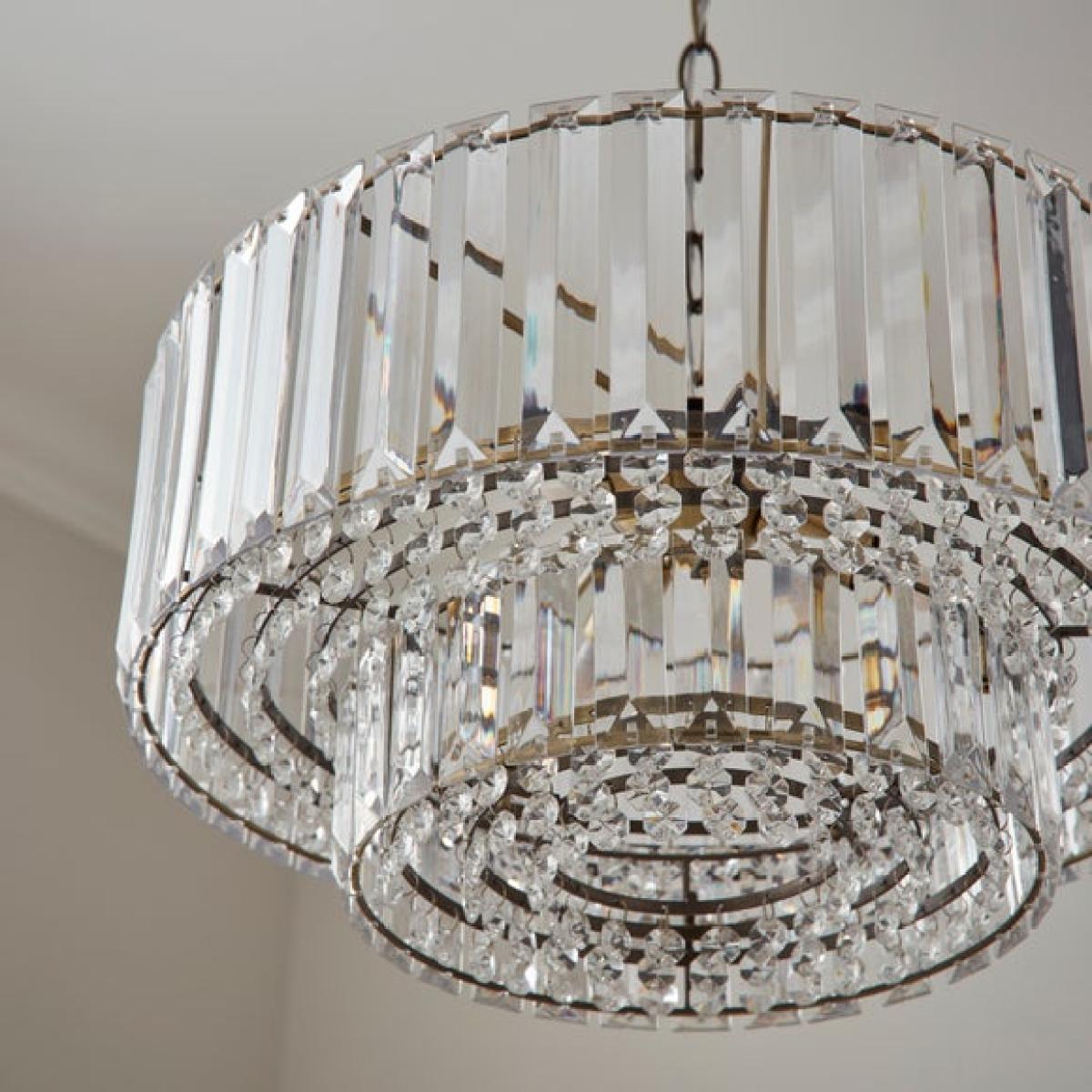 Crus Beaded Diffuser Adjustable Pendant Light – image 3