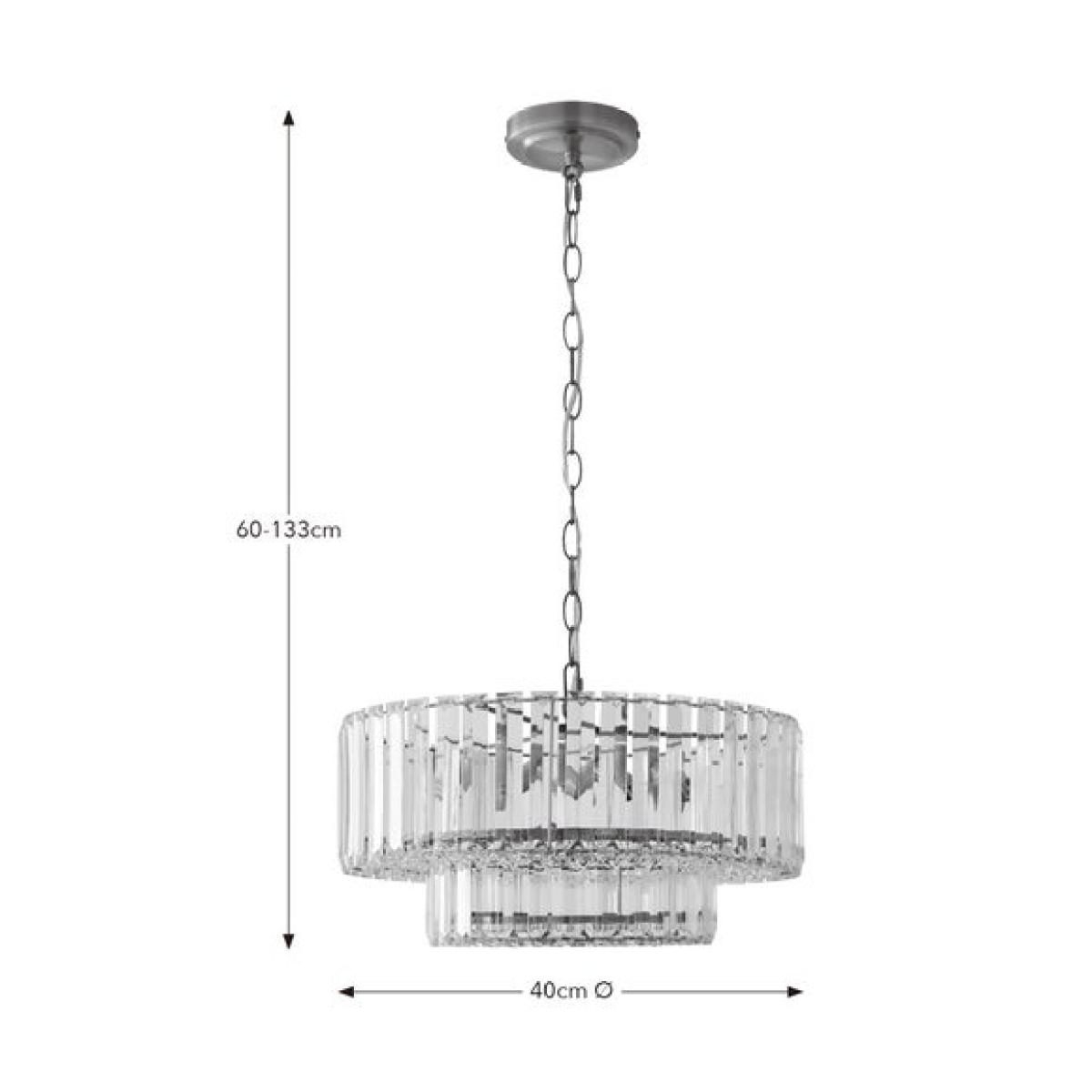 Crus Beaded Diffuser Adjustable Pendant Light – image 6