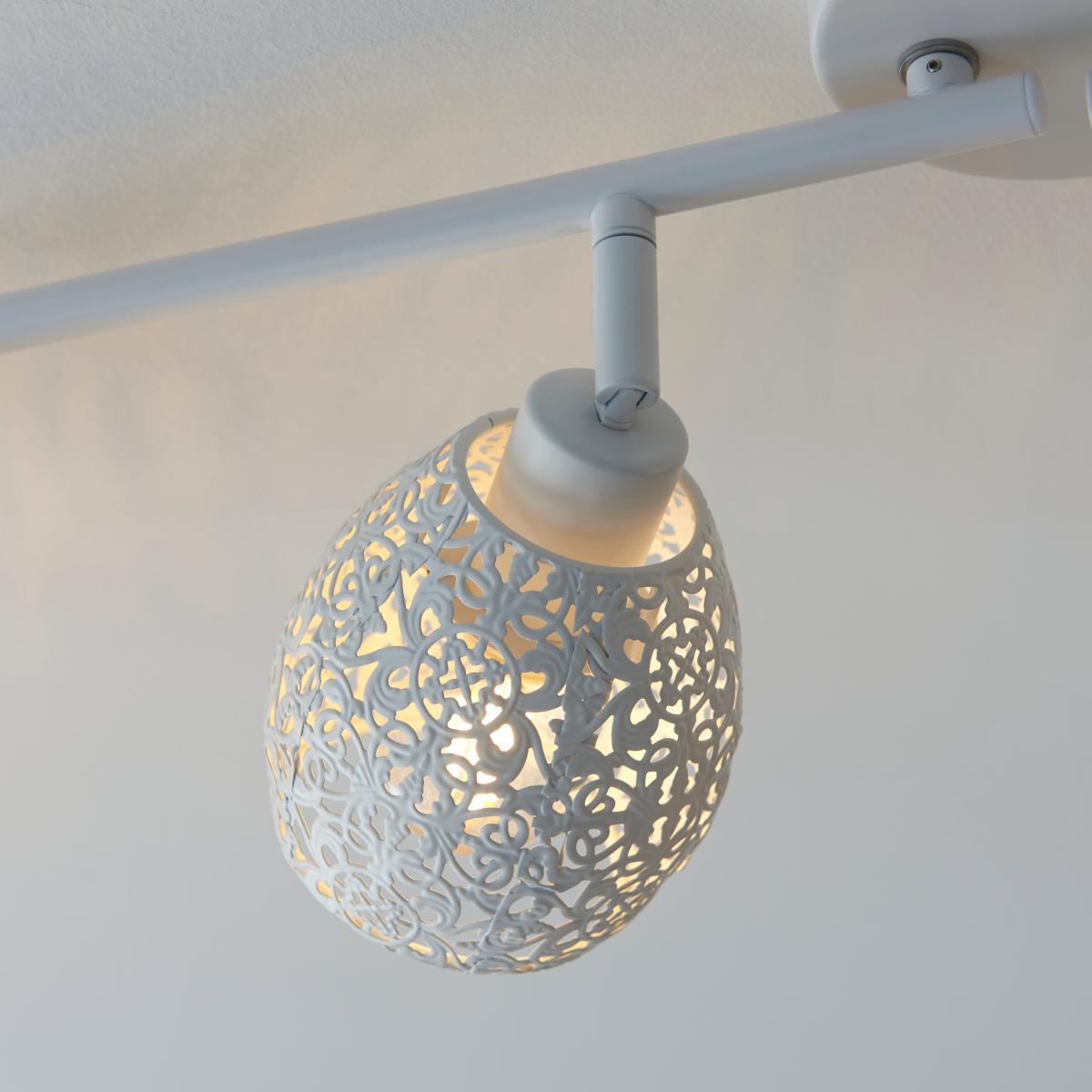 Fearne 4 Light White Spotlight Bar White – image 6