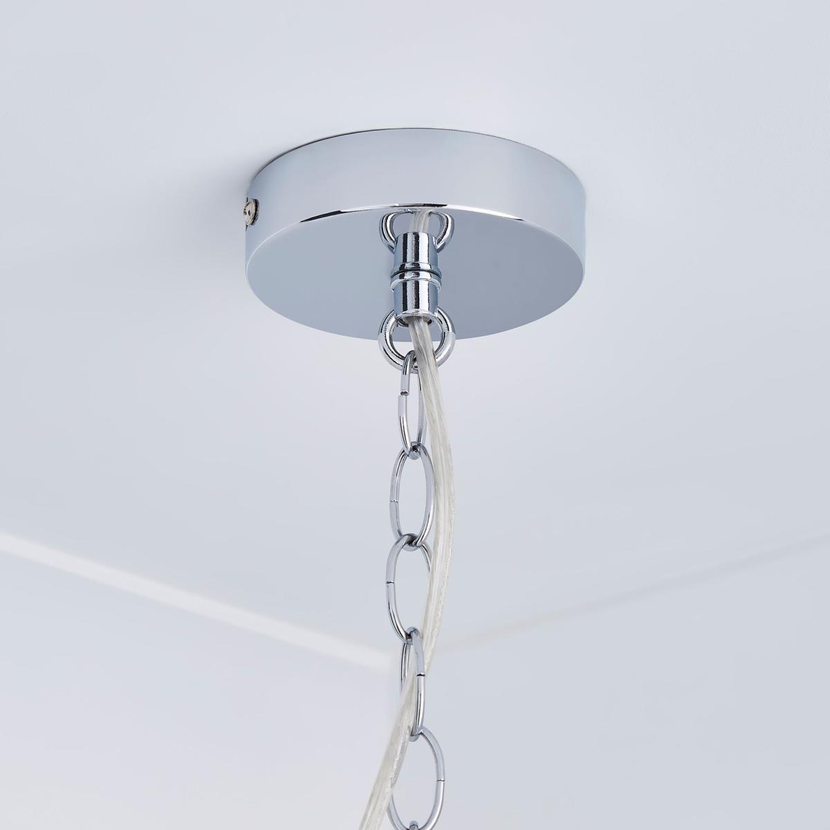 Joplin Georgian 1 Light Lantern Glass Ceiling Fitting Clear – image 4