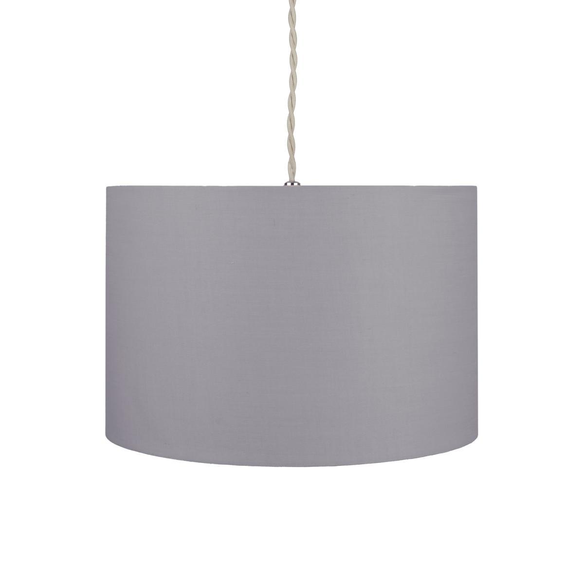 Luna Dove Grey 20cm Drum Shade Dove (Grey) – image 4