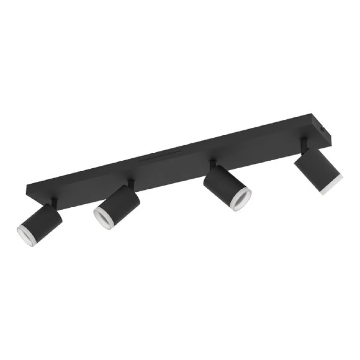 Return - EGLO Melitello-Z Smart Colour Changing LED 4 Light Spotlight, Black – image 2