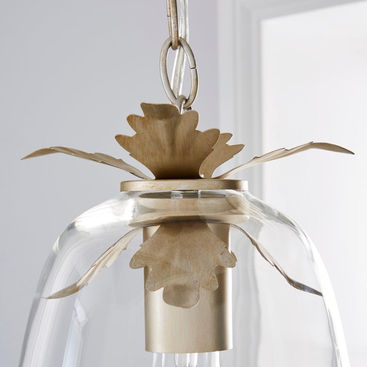Mase Bell 1 Light Pendant Glass Ceiling Fitting Clear – image 3