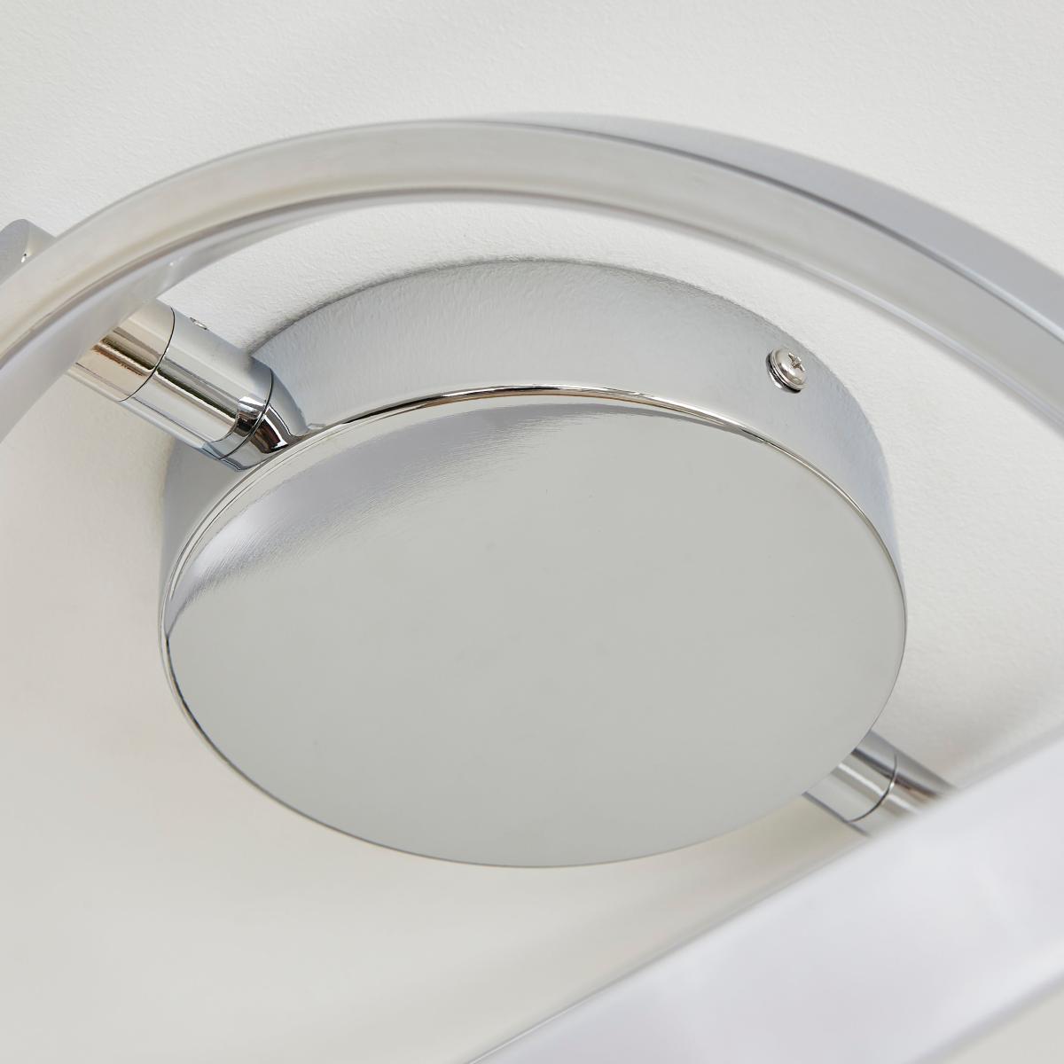 Astra Abstract Led Ceiling Light Chrome – image 4