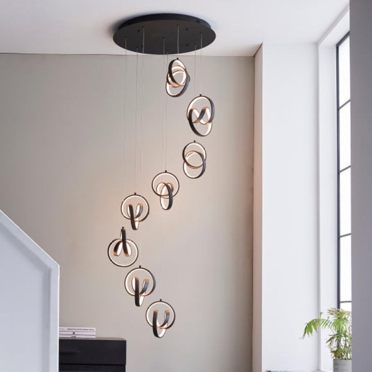 Return - Vogue Rocco 8 Light Cluster Ceiling Light – image 2