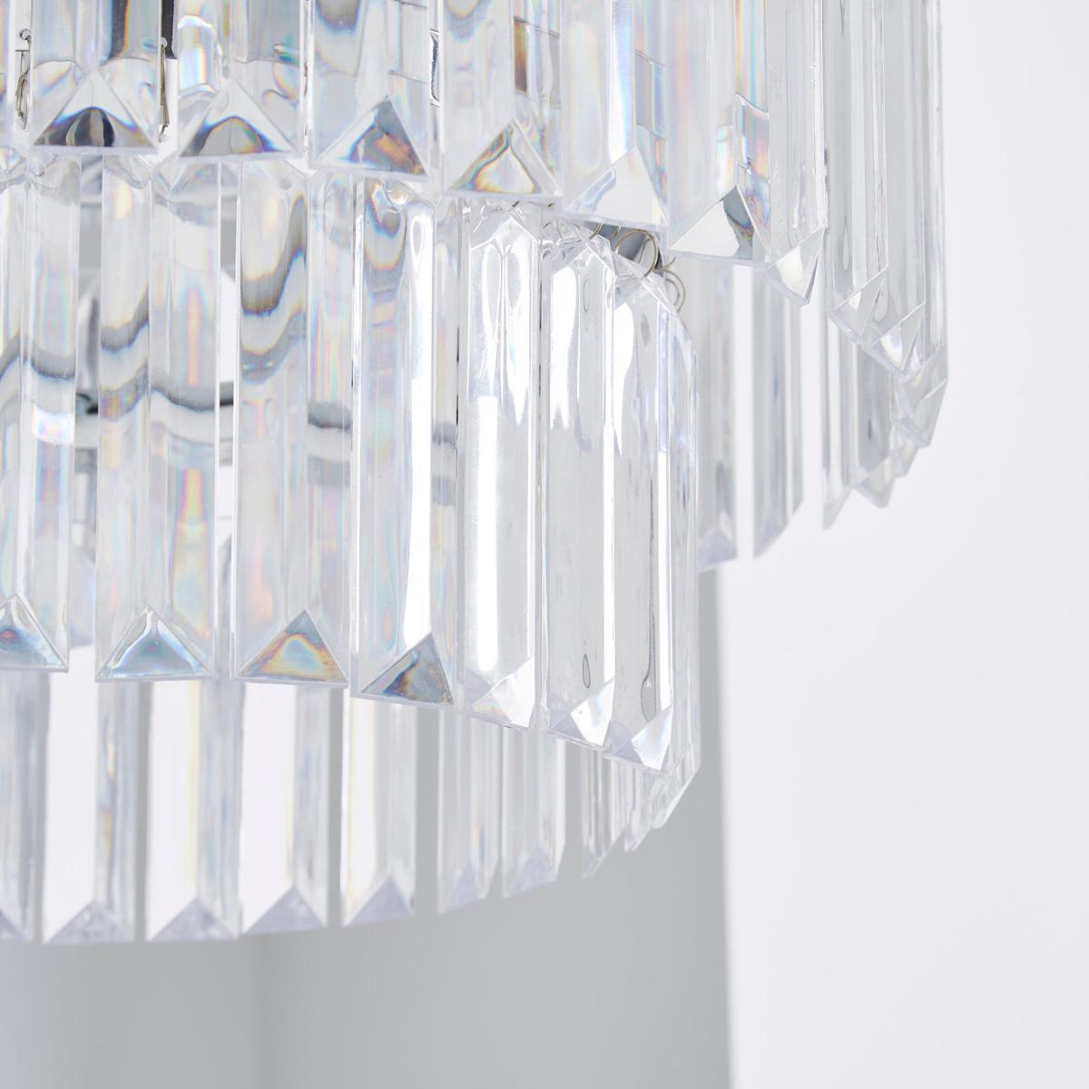 Prism 3 Tier Ceiling Fitting Clear – image 3