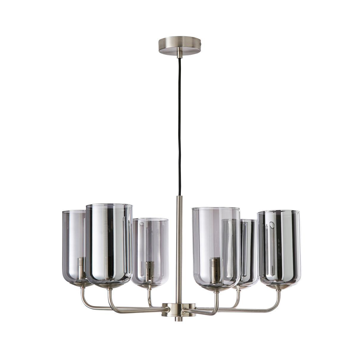 Palazzo 6 Light Ceiling Fitting Satin Nickel – image 5