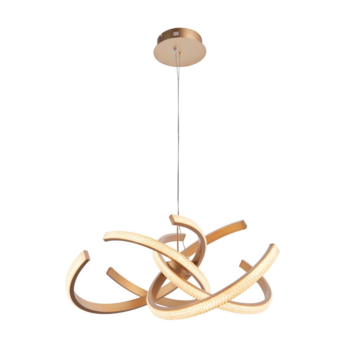 Vogue Sierra 4 Light Spiral Ceiling Light Gold – image 8