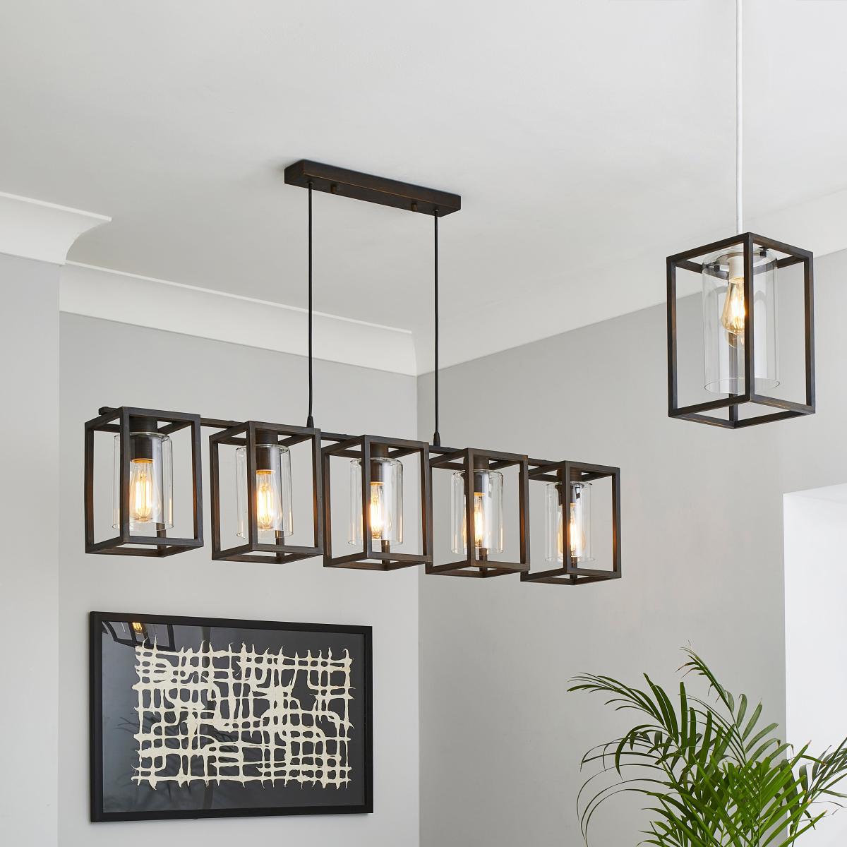 London 3 Light Bronze Spotlight Bar Bronze – image 7