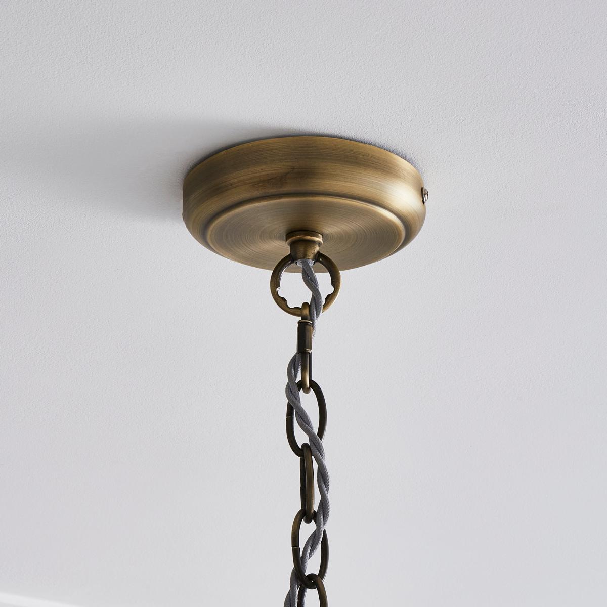 Kalix 3 Light Diner Ceiling Fitting Grey – image 3
