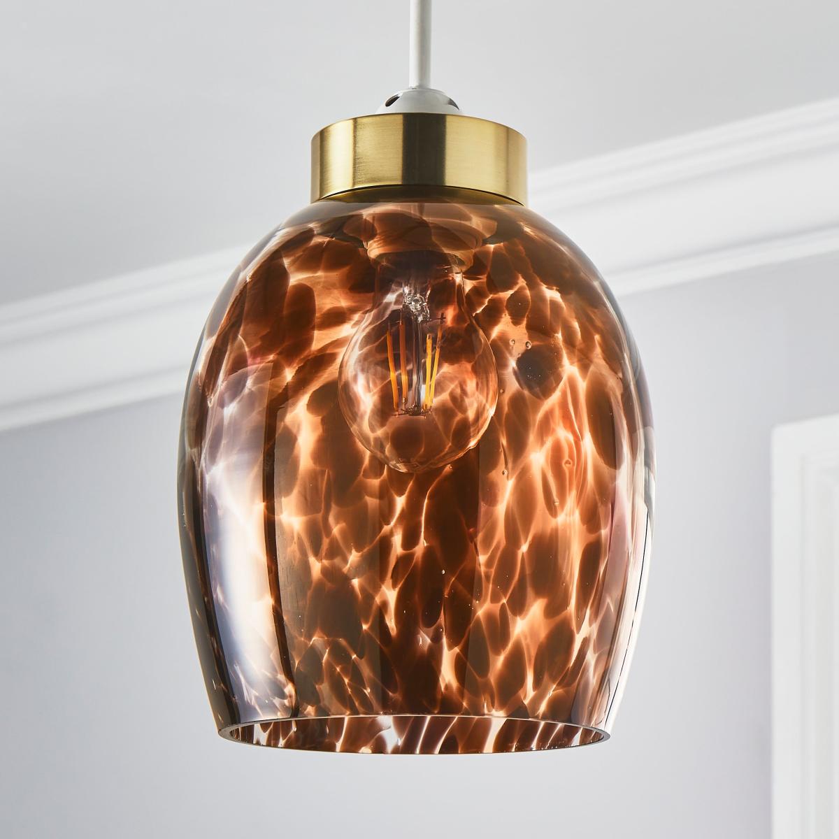 Lilo Easy Fit Pendant Shade Brown – image 2