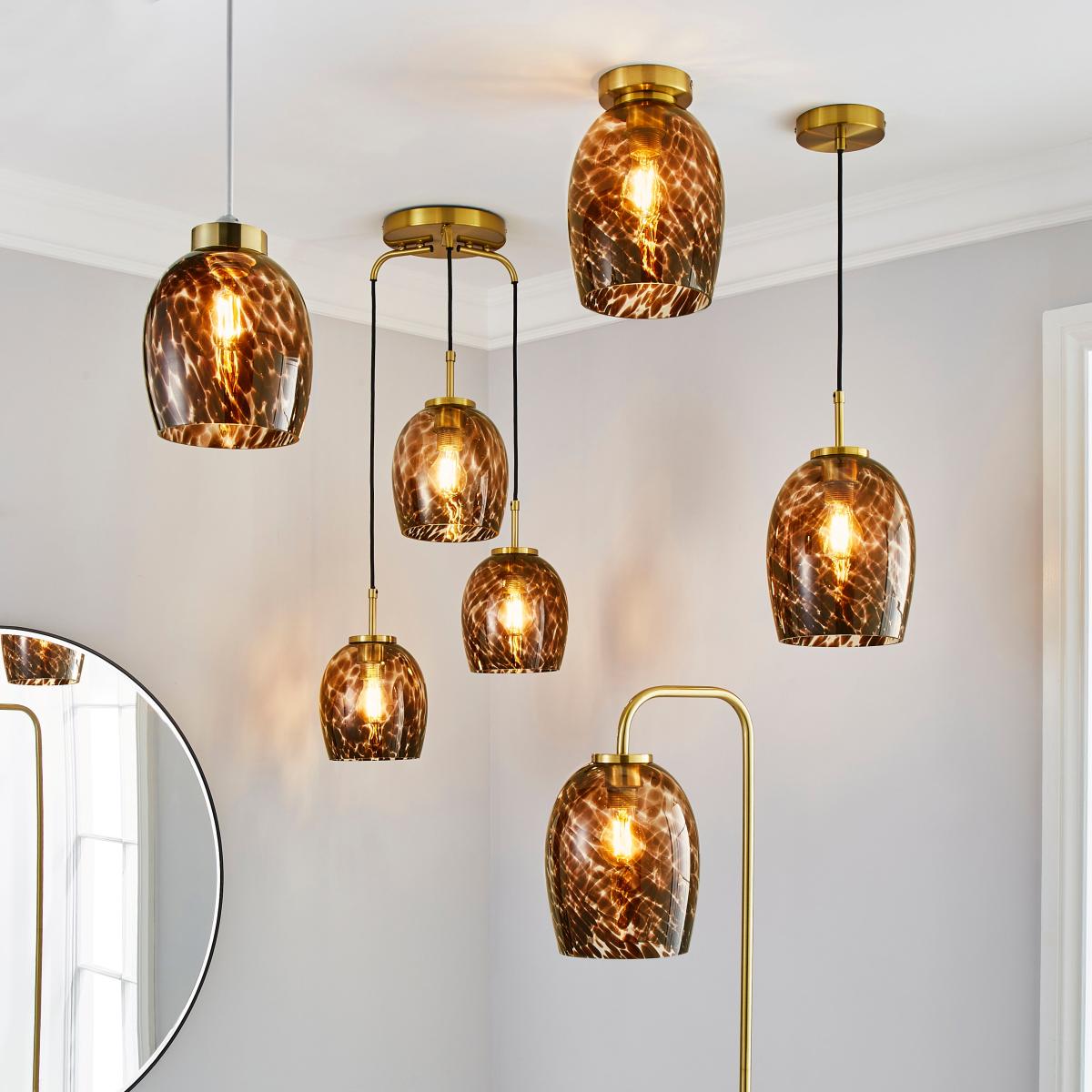 Lilo Easy Fit Pendant Shade Brown – image 5