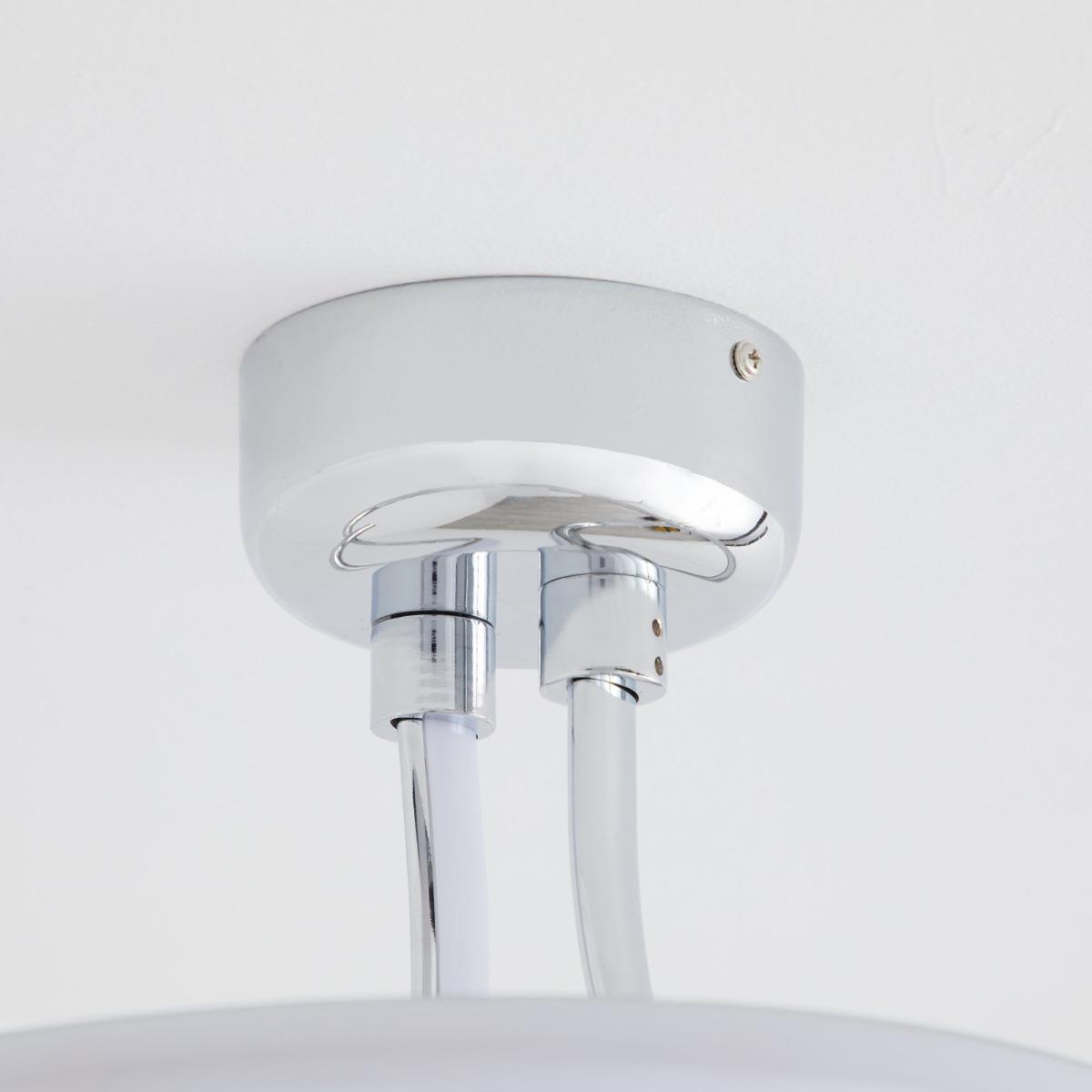 Cortez 2 Arm LED Ceiling Fitting Chrome Silver – image 4