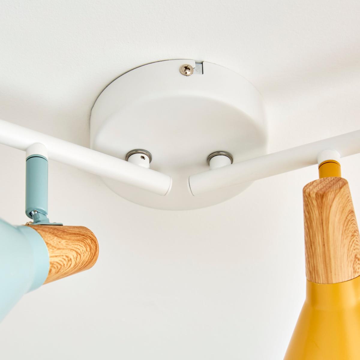 Elements Wolston 4 Light Dimmable Spotlight MultiColoured – image 4