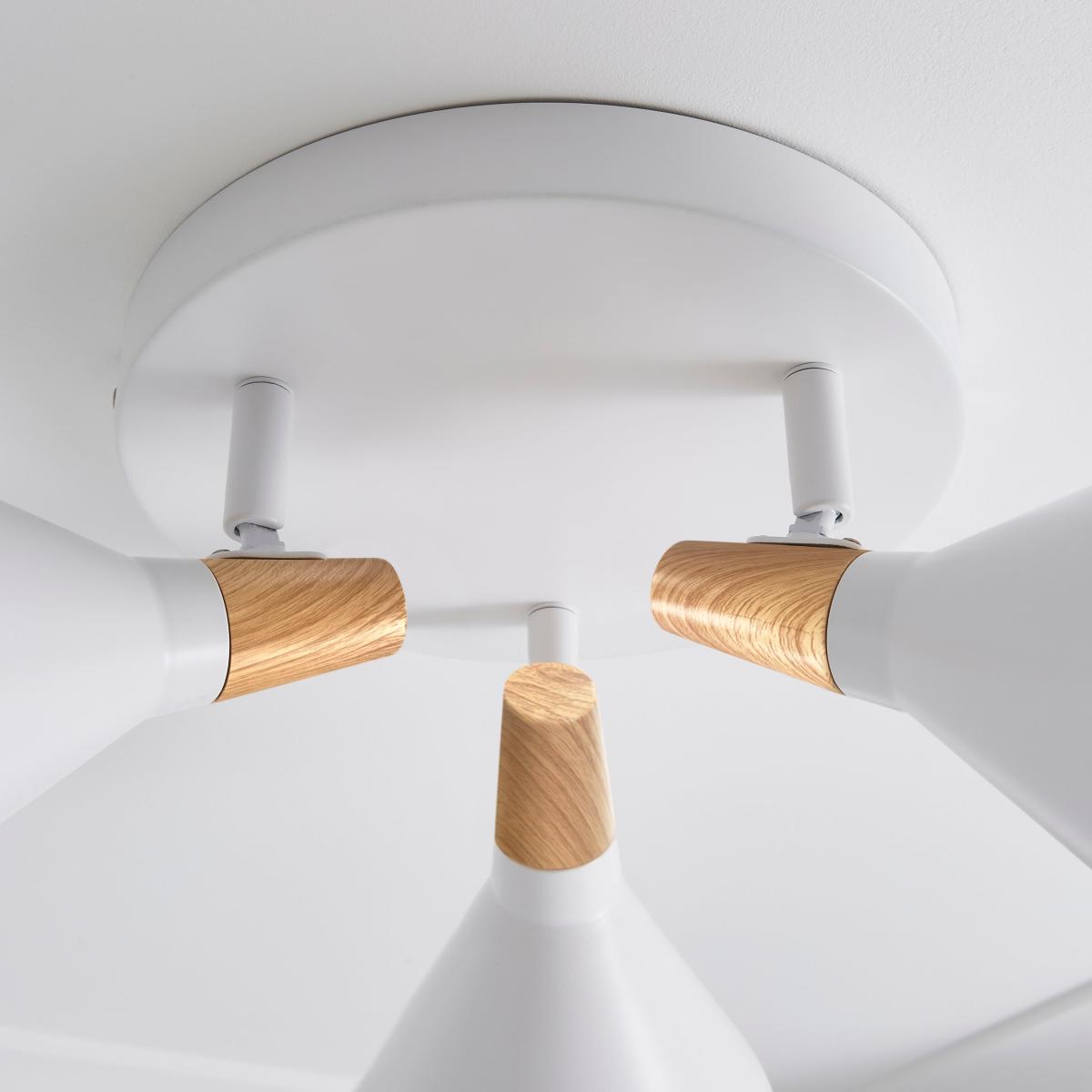 Elements Wolston 3 Light Semi Flush Spotlight – image 3