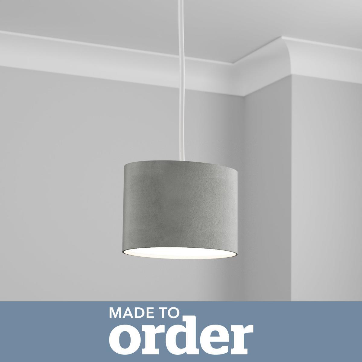 Made To Order Oval Shade Renzo Pewter