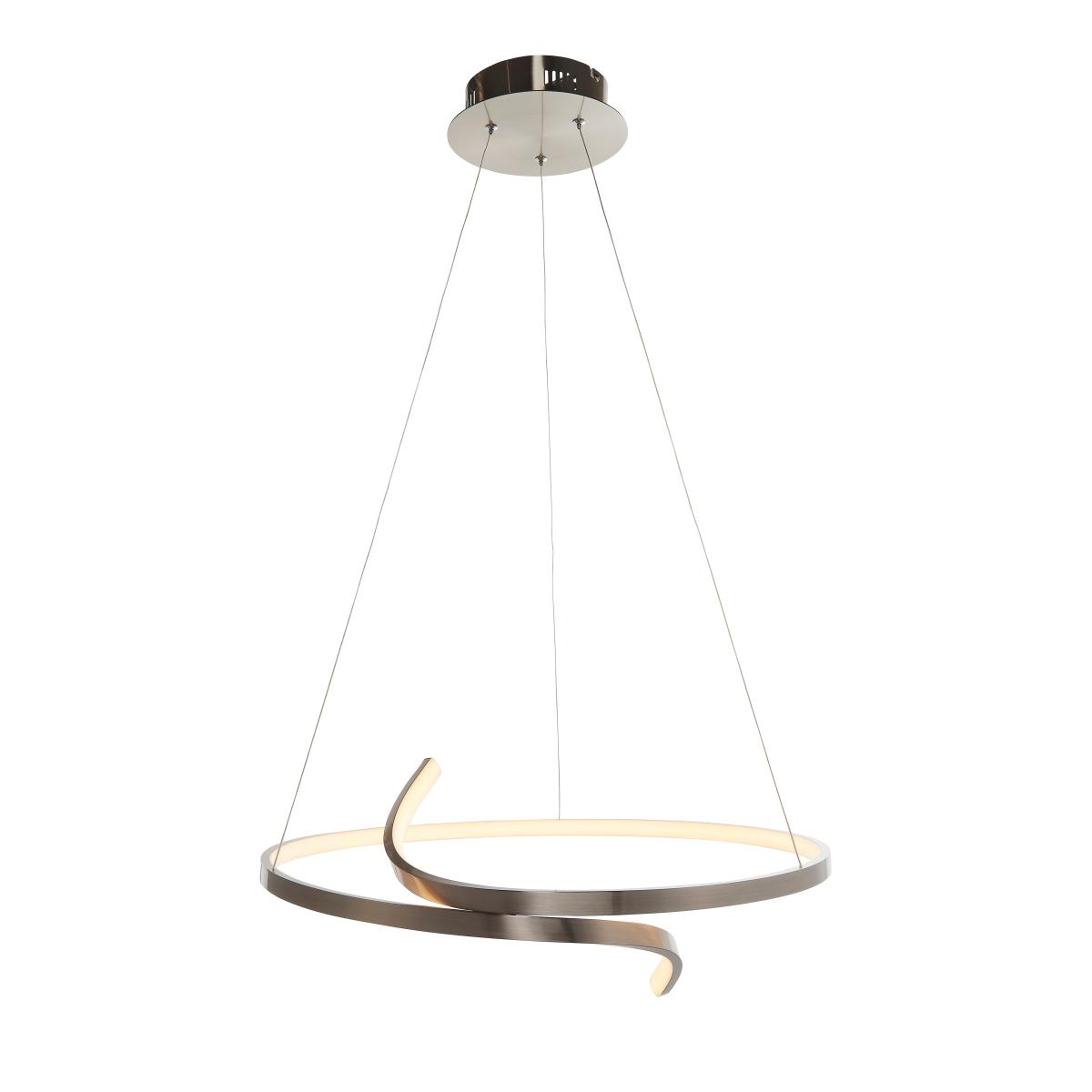 Vogue Curl Pendant Light Nickel – image 8