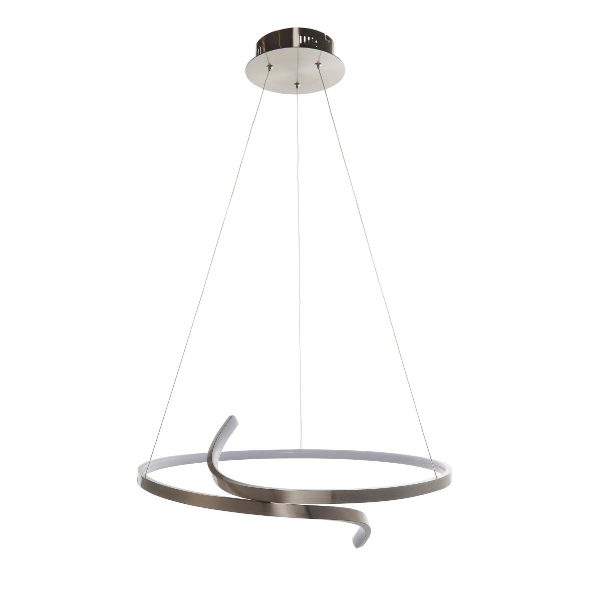Vogue Curl Pendant Light Nickel – image 9