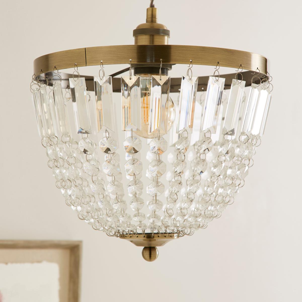 Queensbury Easy Fit Pendant Light Clear – image 2