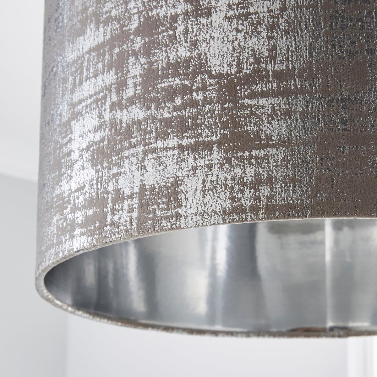 Romano 40cm Drum Shade Silver – image 3