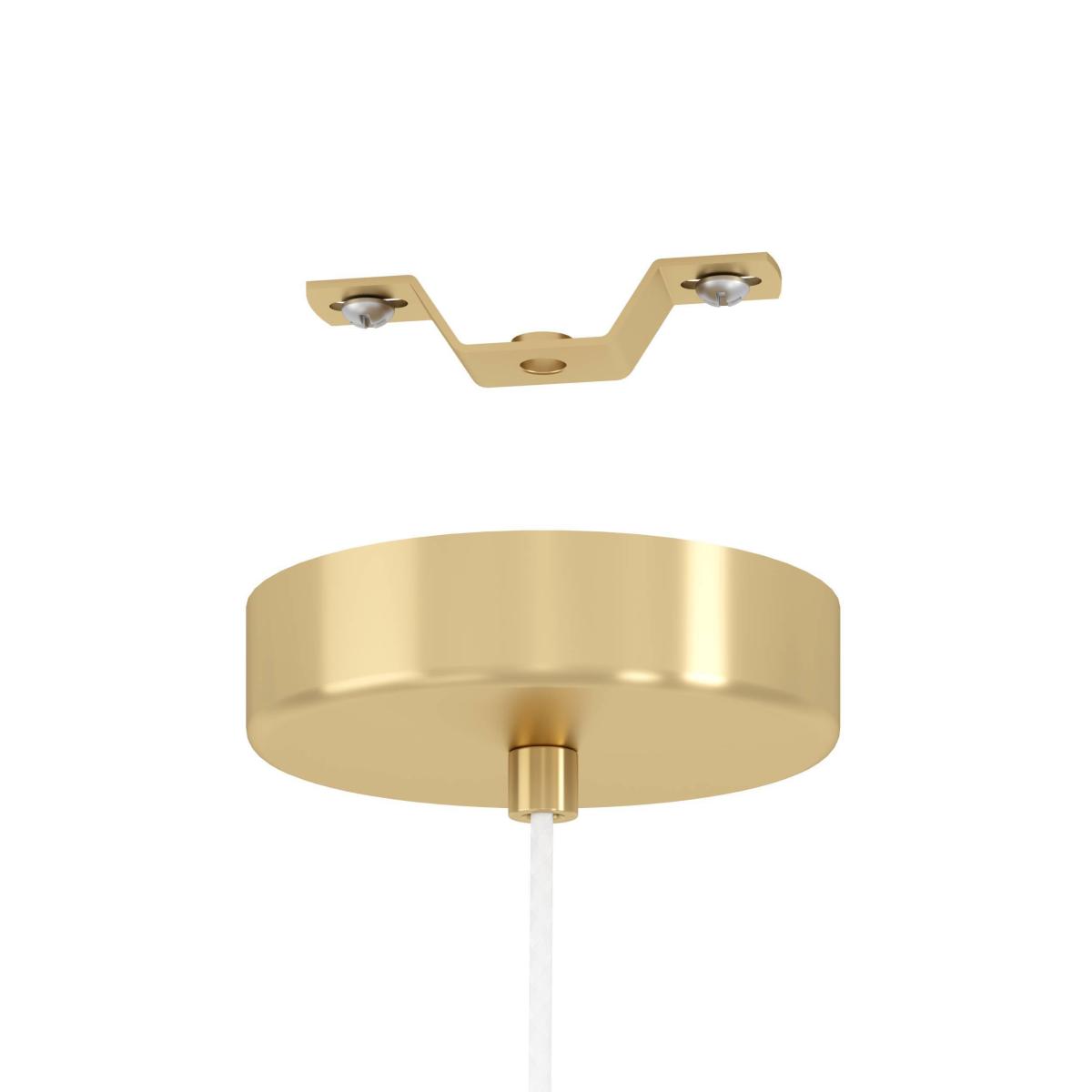EGLO Aglientina Brushed Brass Pendant Light Brass – image 3