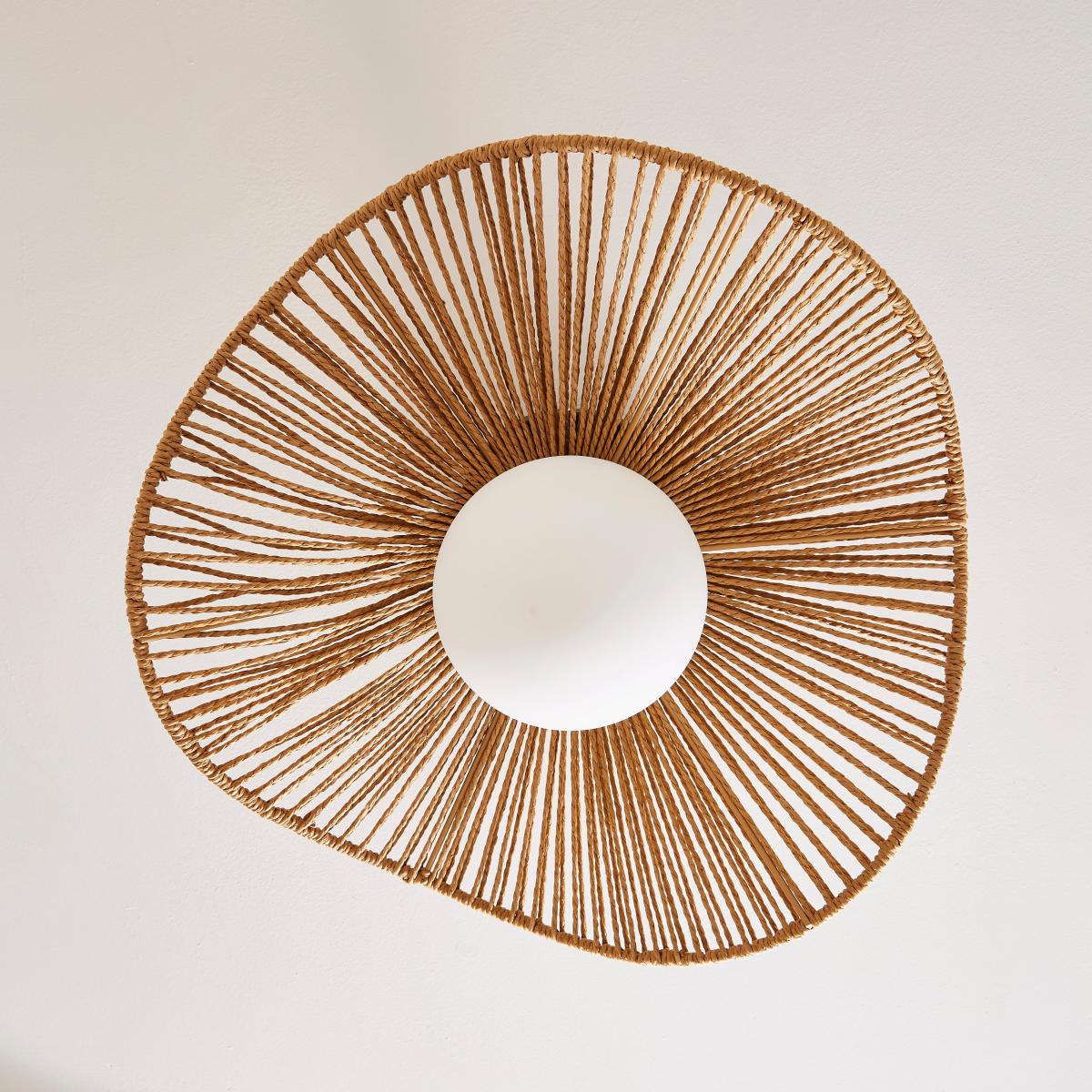 Dhana String Semi Flush Ceiling Fitting Brown – image 4
