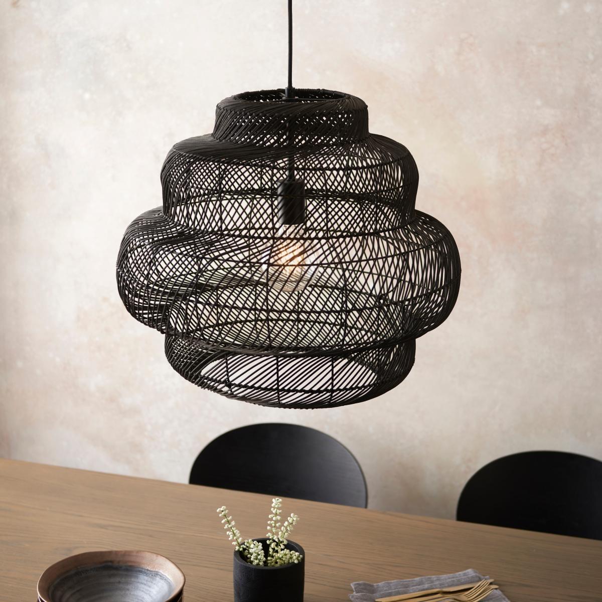 Vogue Reese Black Wire Pendant Light Black – image 4