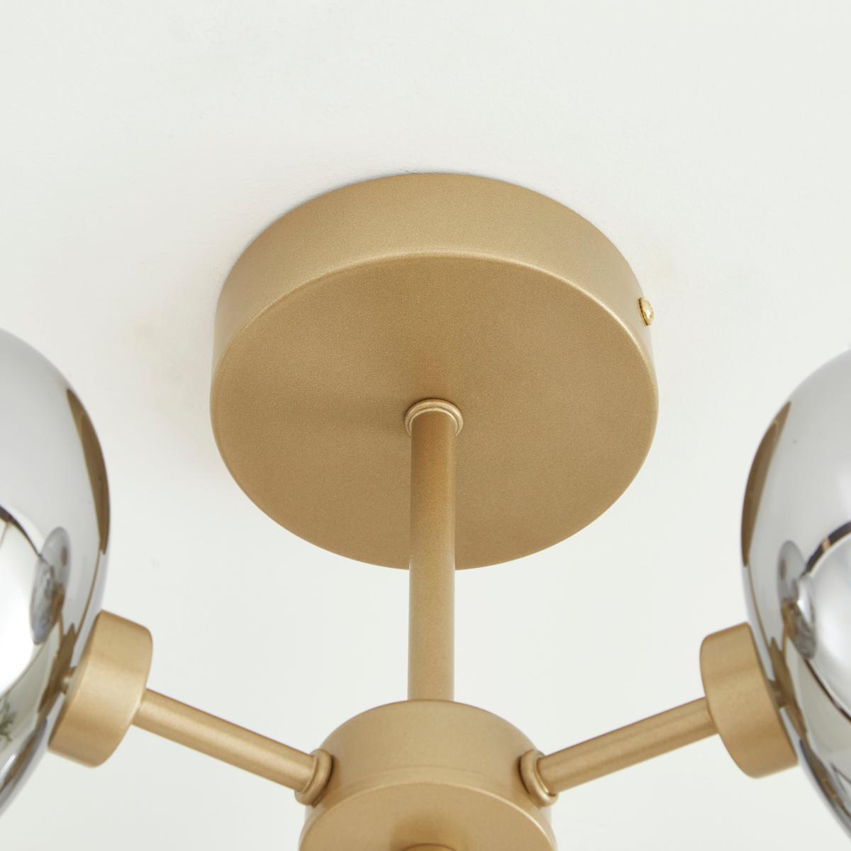 Aurora 3 Light Semi Flush LED Ceiling Light – image 4
