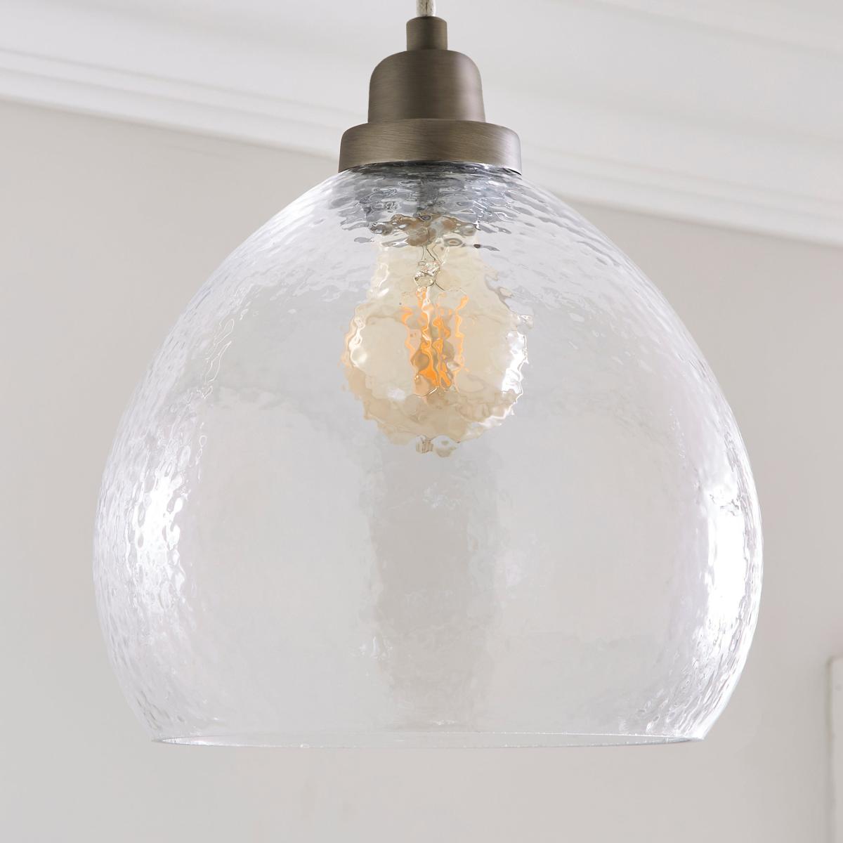 Fentress Recycled Glass Easy Fit Pendant Light Clear – image 2