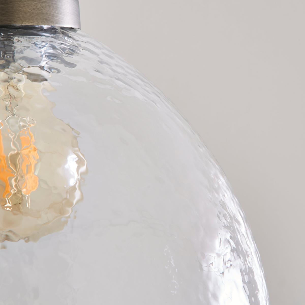 Fentress Recycled Glass Easy Fit Pendant Light Clear – image 3