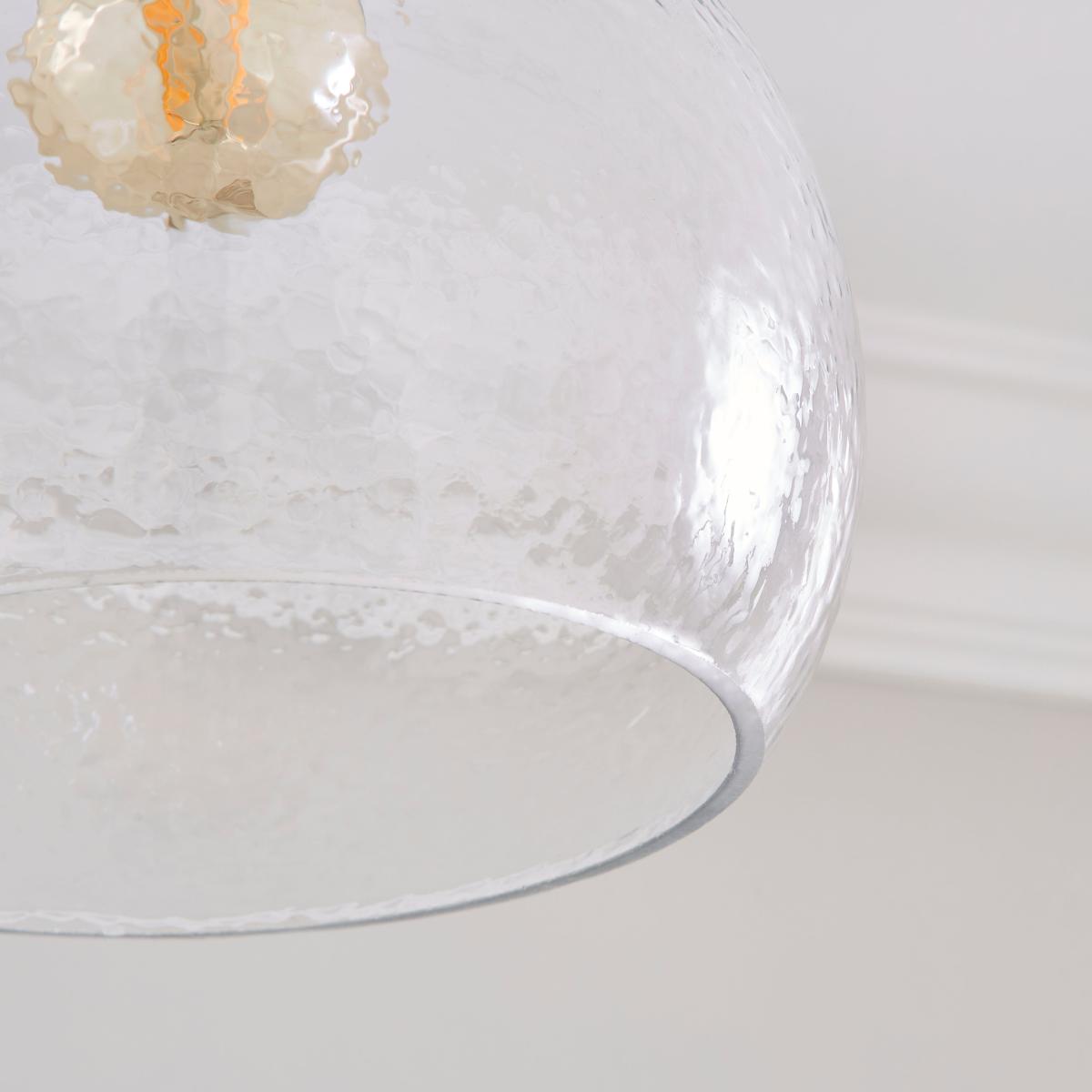 Fentress Recycled Glass Easy Fit Pendant Light Clear – image 4