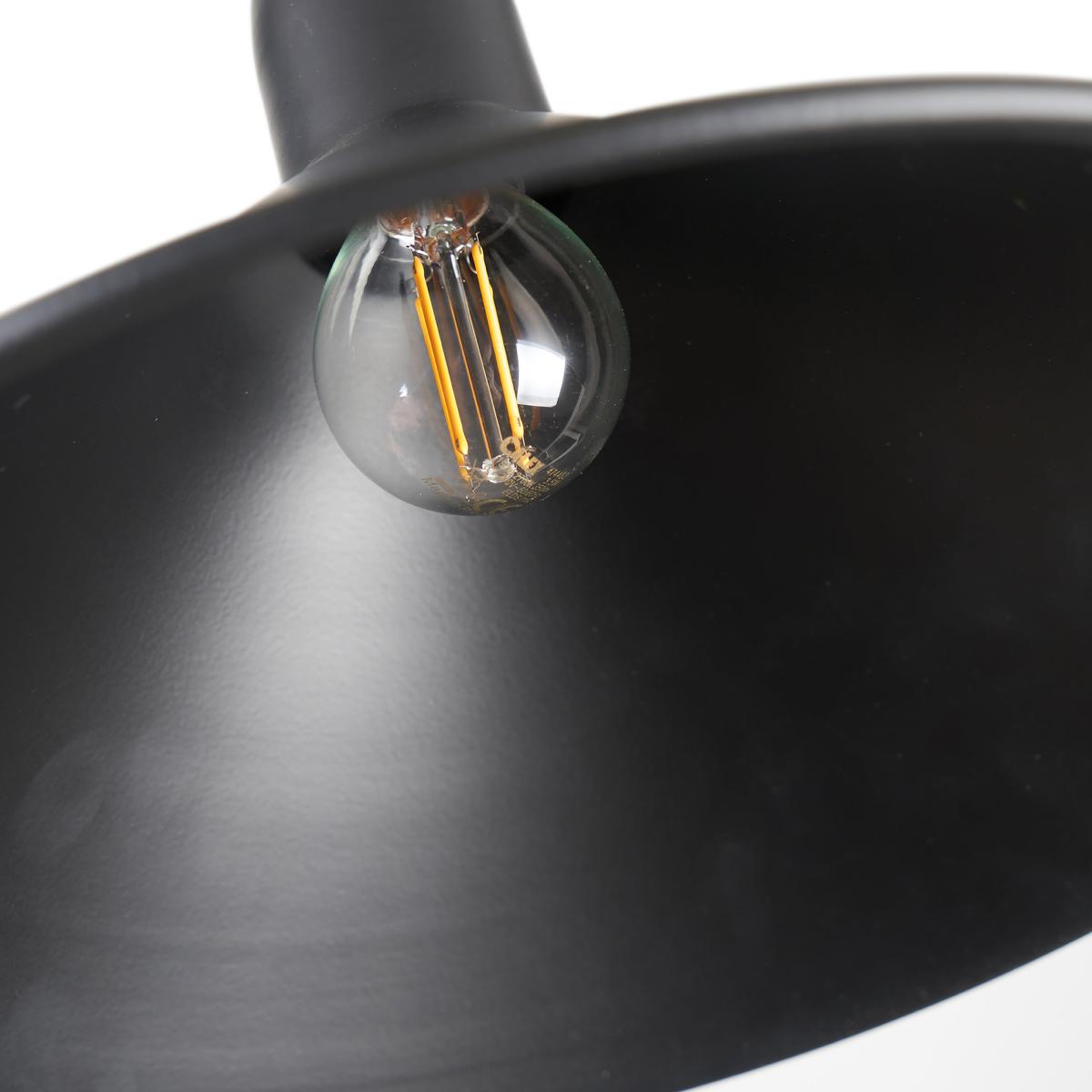 Canton Cone Pendant, Matt Black Black – image 4