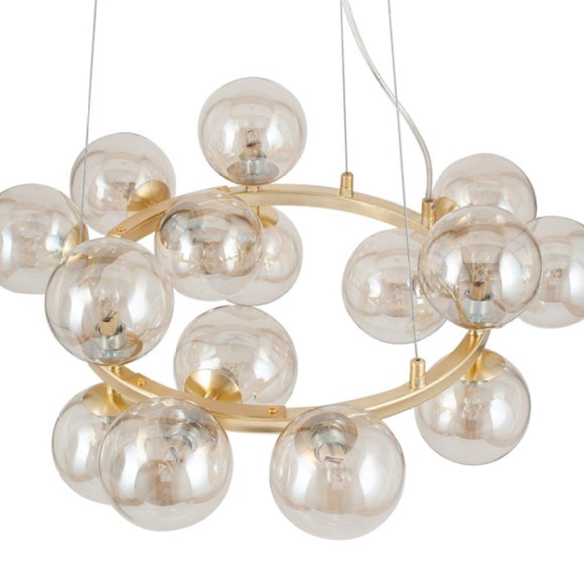 Return - Vecchio Glass Ball 15 Light Ceiling Light – image 3