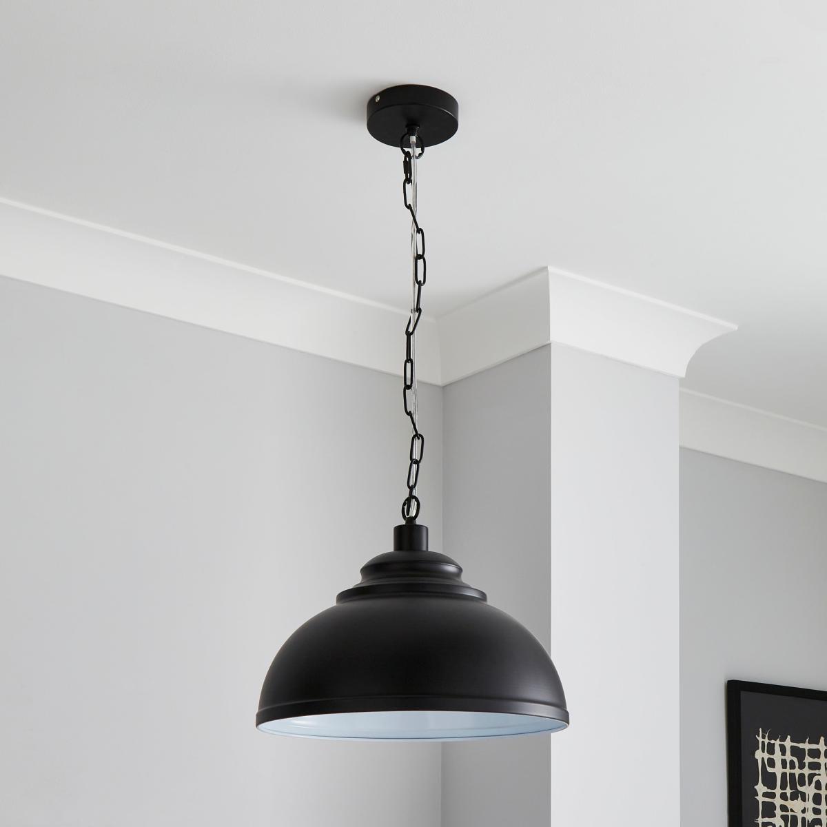 Galley Black Ceiling Fitting 40cm Black – image 2