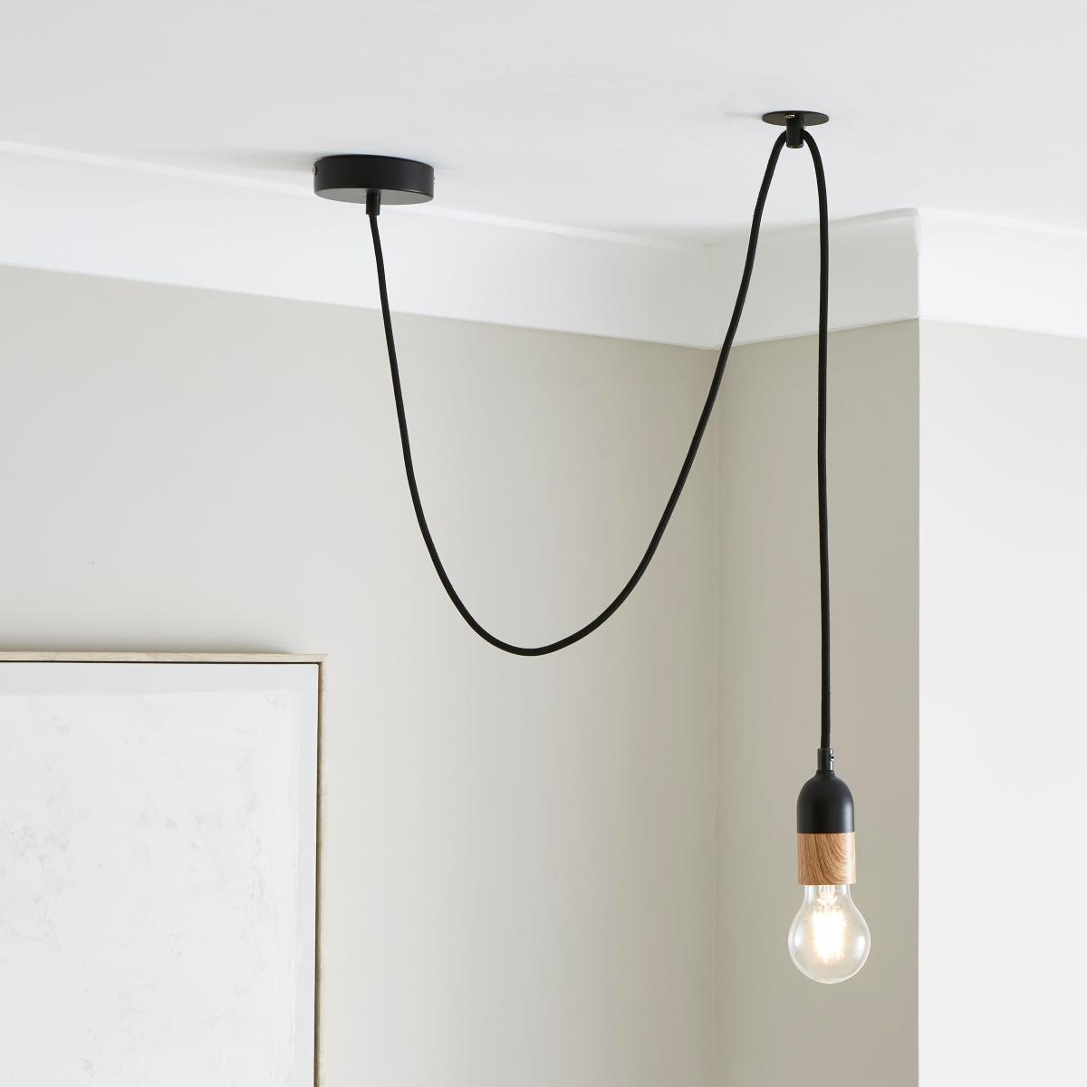 Romelia Flex Ceiling Fitting Black – image 1